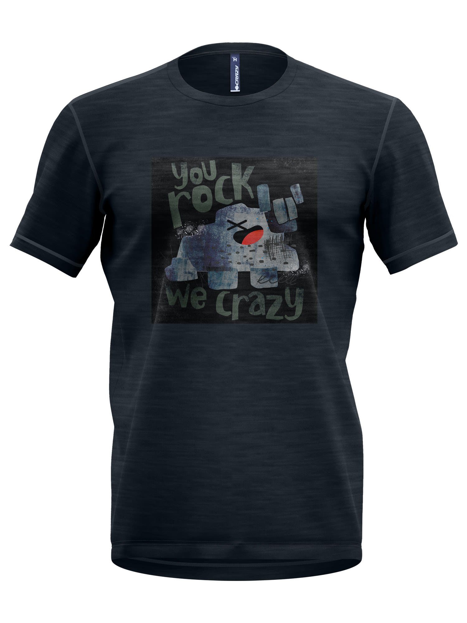 Crazylifestyle T-Shirt Crazy Kurzarm-Shirt Joker M Rock Idea Herren T-shirt