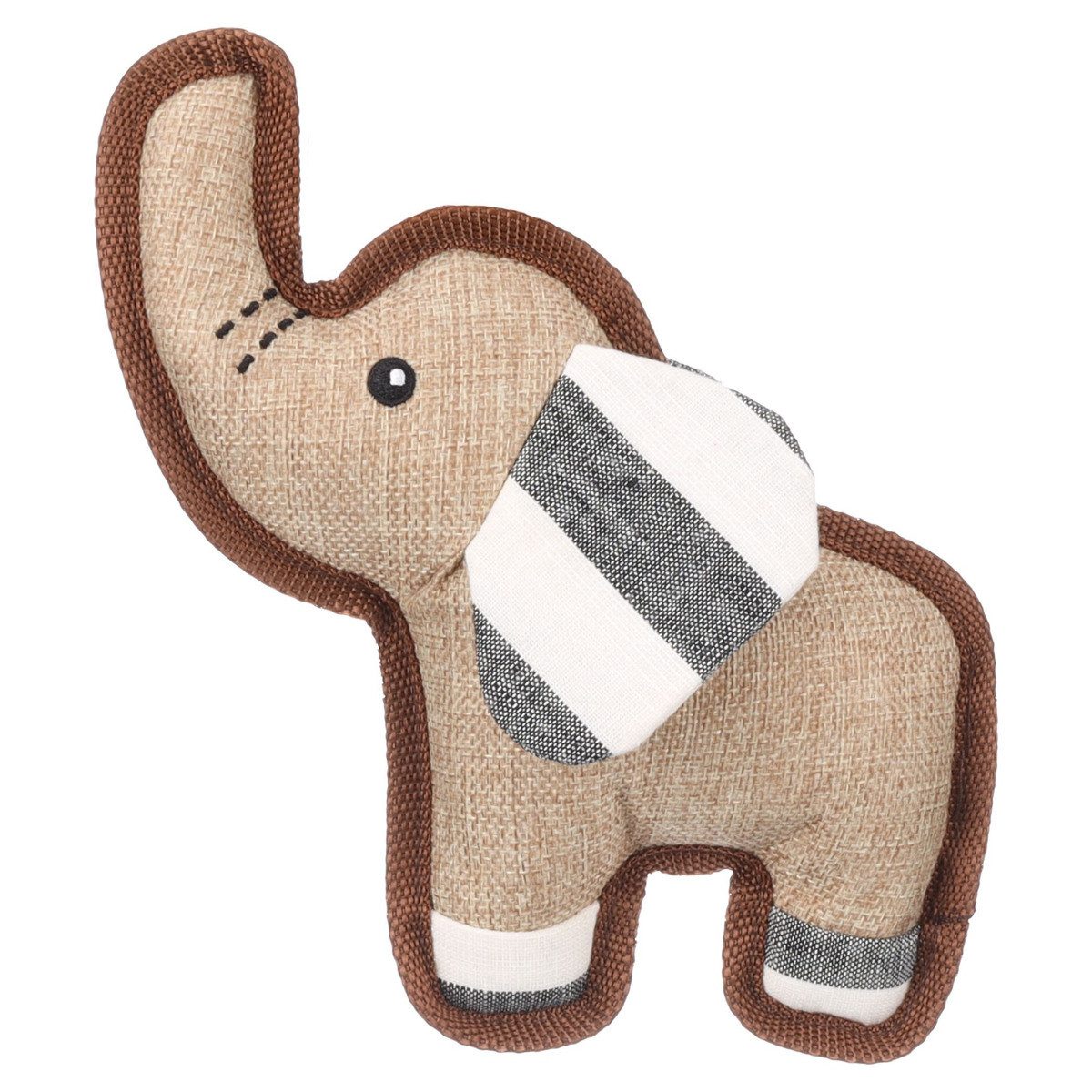 Flamingo Tierkuscheltier Hundespielzeug Wigri Elefant beige