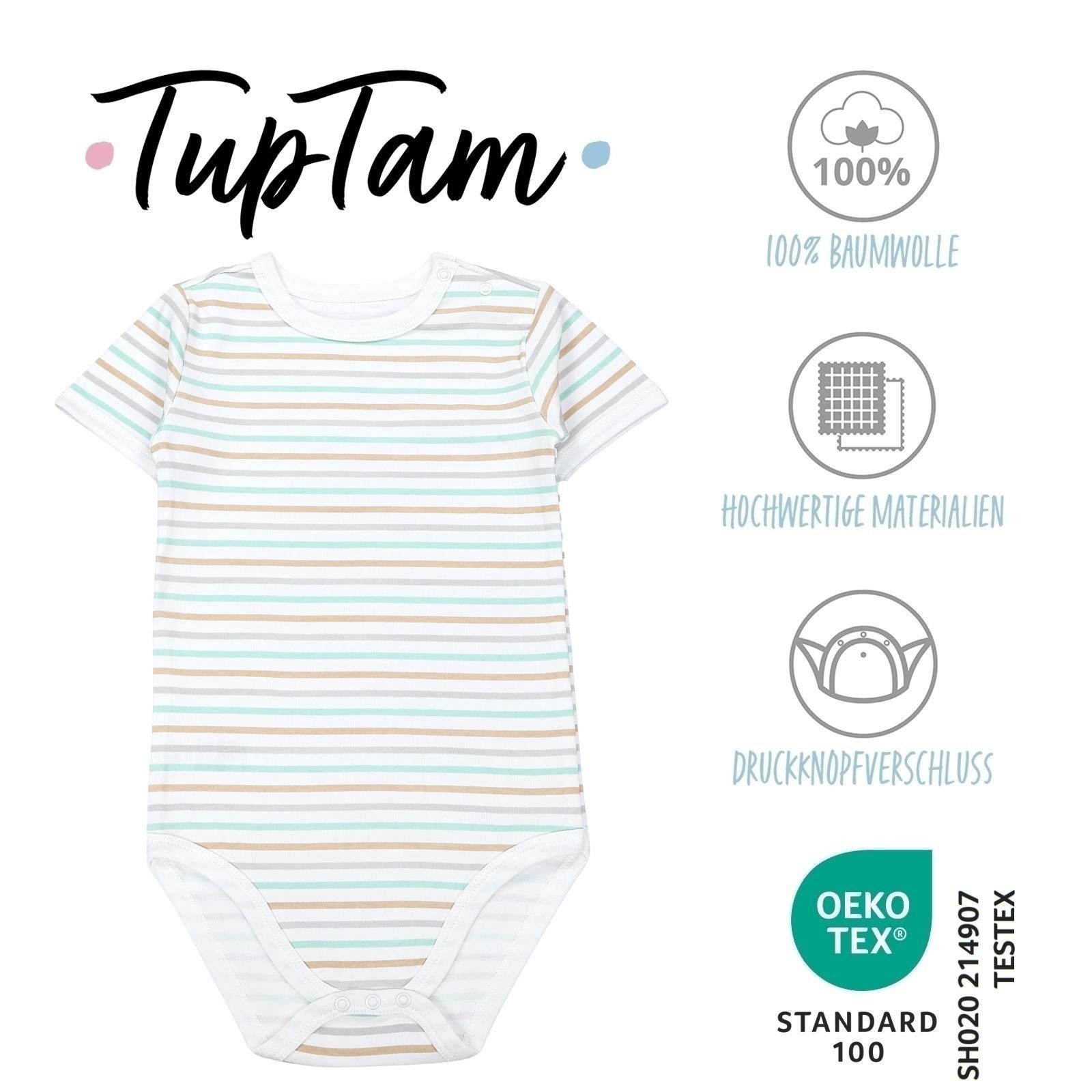 TupTam Kurzarmbody TupTam Kinder Unisex Kurzarm Body Baumwolle 3er Set