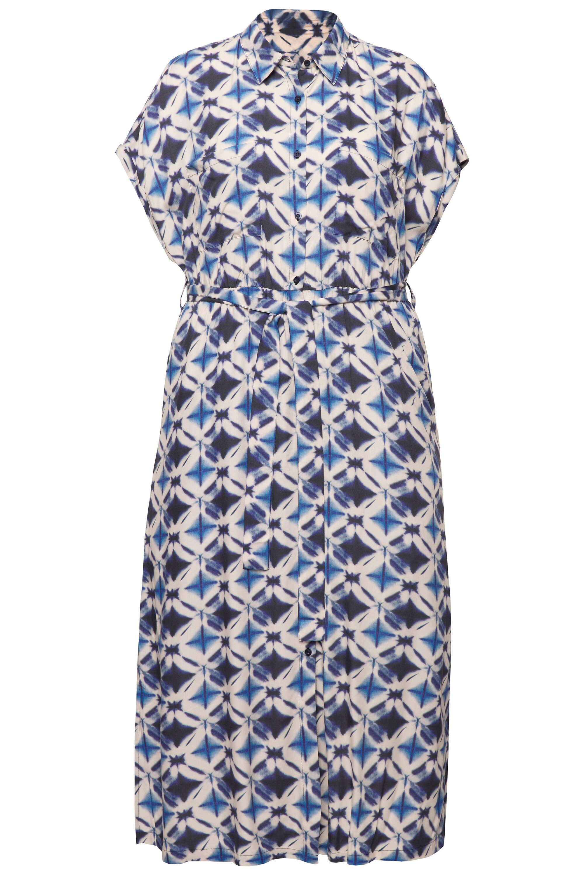 Studio Untold Jerseykleid Maxikleid oversized Batik-Print günstig online kaufen