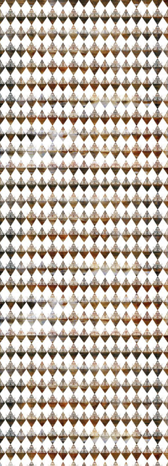 queence Vinyltapete Abstrakt - Rauten, glatt, natürlich, (1 St), Selbstklebende  Tapete 90x250cm mit herbstlichem Motiv | Vinyltapeten