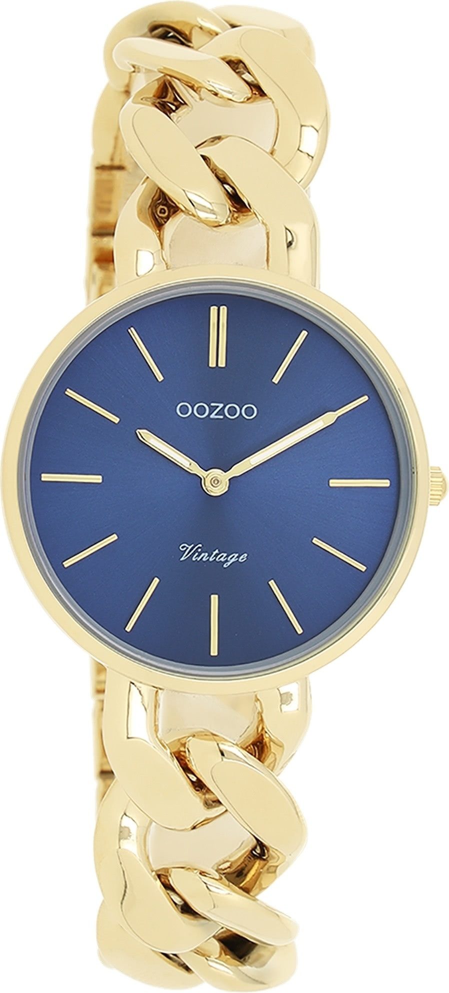 OOZOO Quarzuhr Oozoo Damen Armbanduhr Vintage Series, (Analoguhr), Damenuhr rund, mittel (ca. 32mm) Metallarmband, Fashion-Style