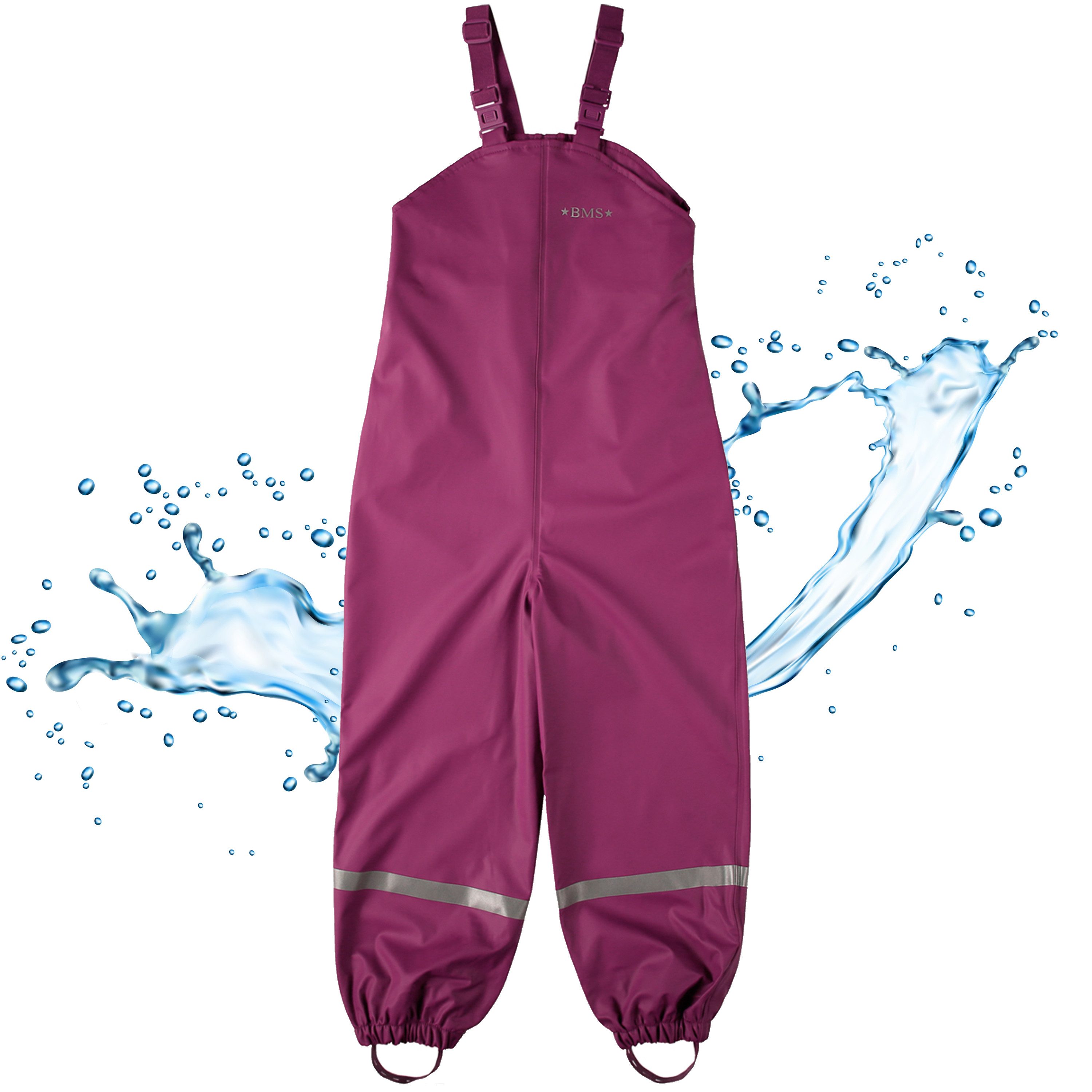 Regen- und Matschlatzhose Räuberwald 100% wasserdichte Regenlatzhose