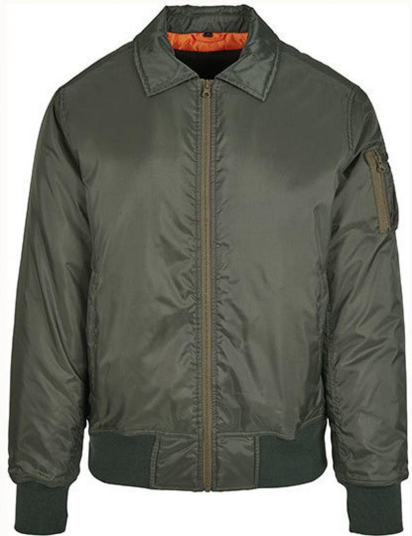 Build Your Brand Outdoorjacke Herren Jacke Collar Bomber Jacket