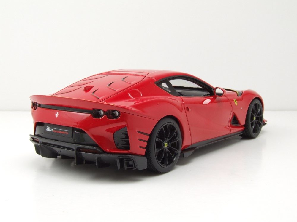 Bburago Modellauto Ferrari 812 Competizione 2021 rot, Maßstab 1:18