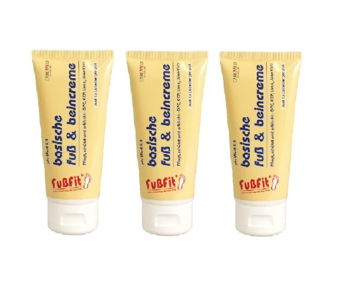 CareMed Fußcreme Basisches Fußcreme FußFit