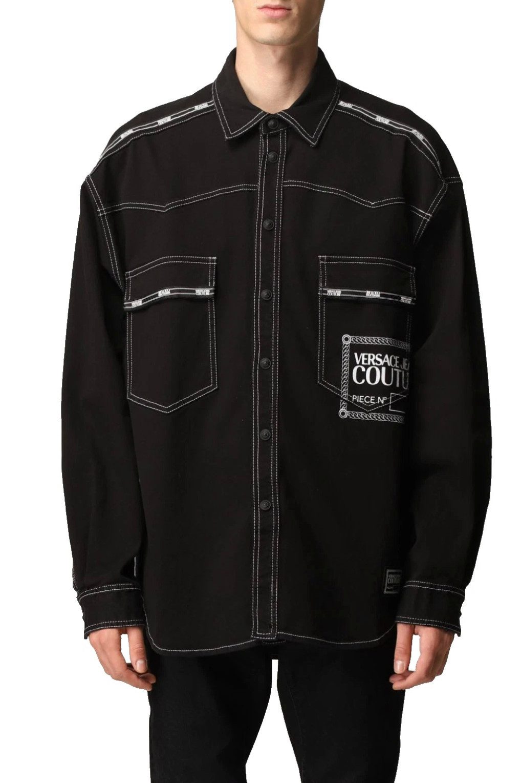 Versace Langarmhemd Regalia Baroque Hemd-Jacke Overhemd Unisex Loose Fit Statement-Piece mit ikonischer Regalia-Ästhetik