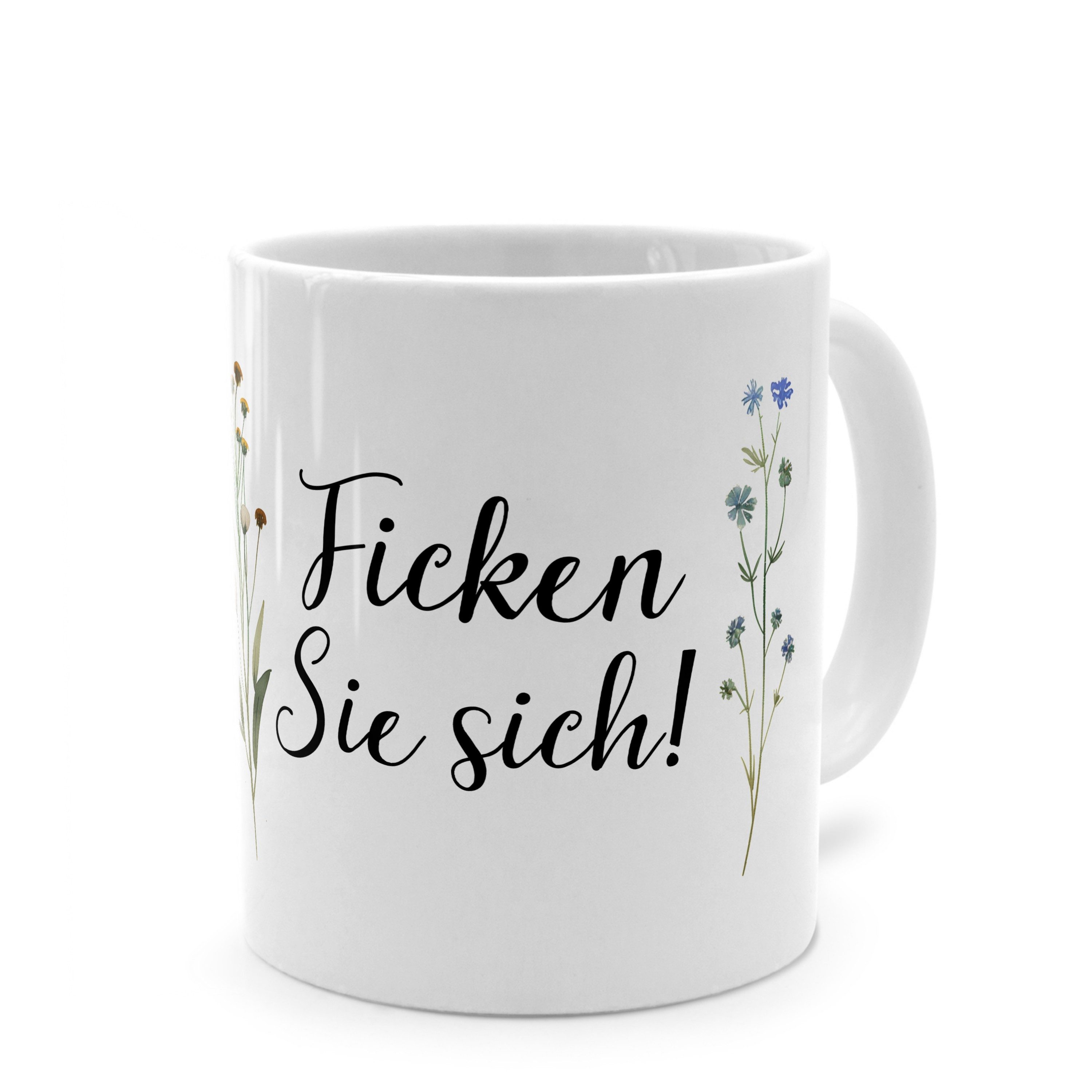 PhotoFancy Tasse mit lustigem Spruch 'Fi****' - Sprüchetasse mit Humor, Tasse Standard - Weiß