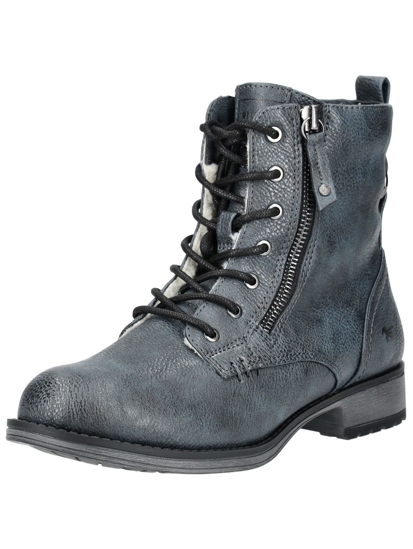 MUSTANG Stiefelette Lederimitat Schnürstiefelette günstig online kaufen
