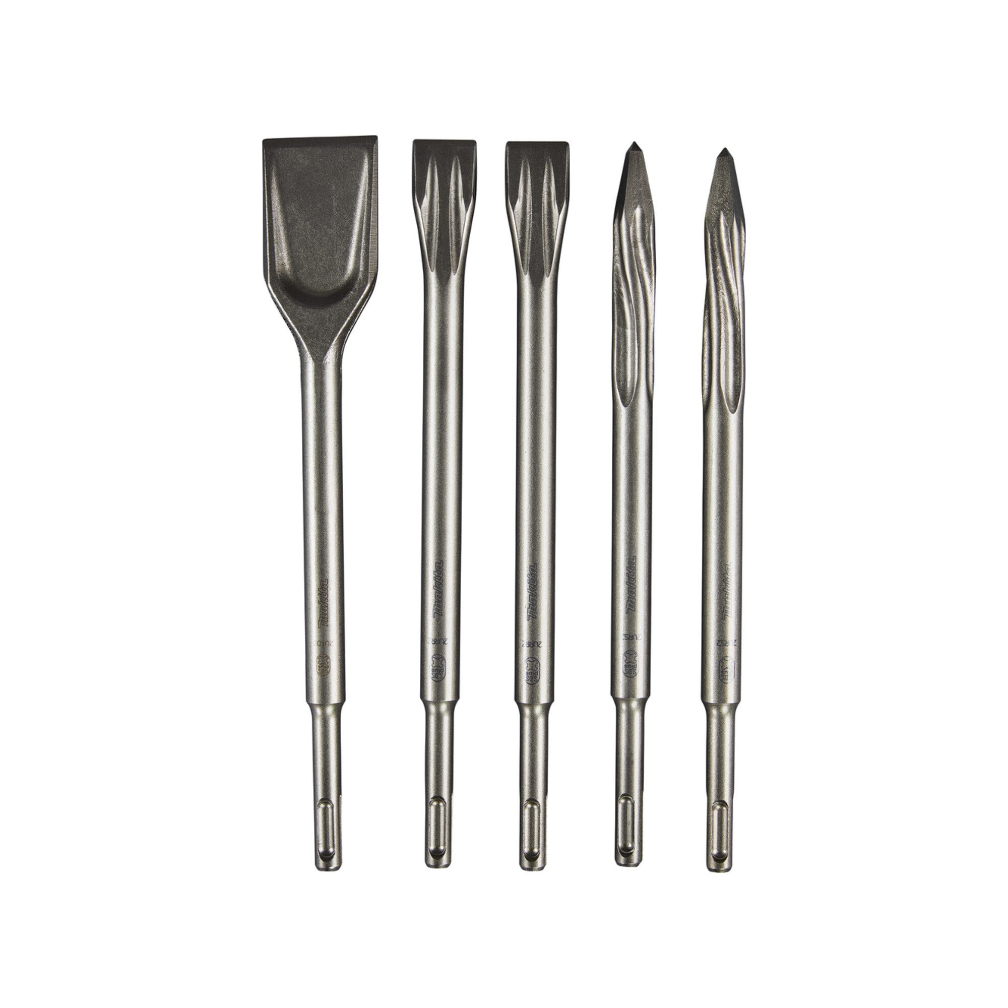 Makita Meißel-Set Makita Meißel-Sortiment 5-tlg., Longlife, SDS-PLUS
