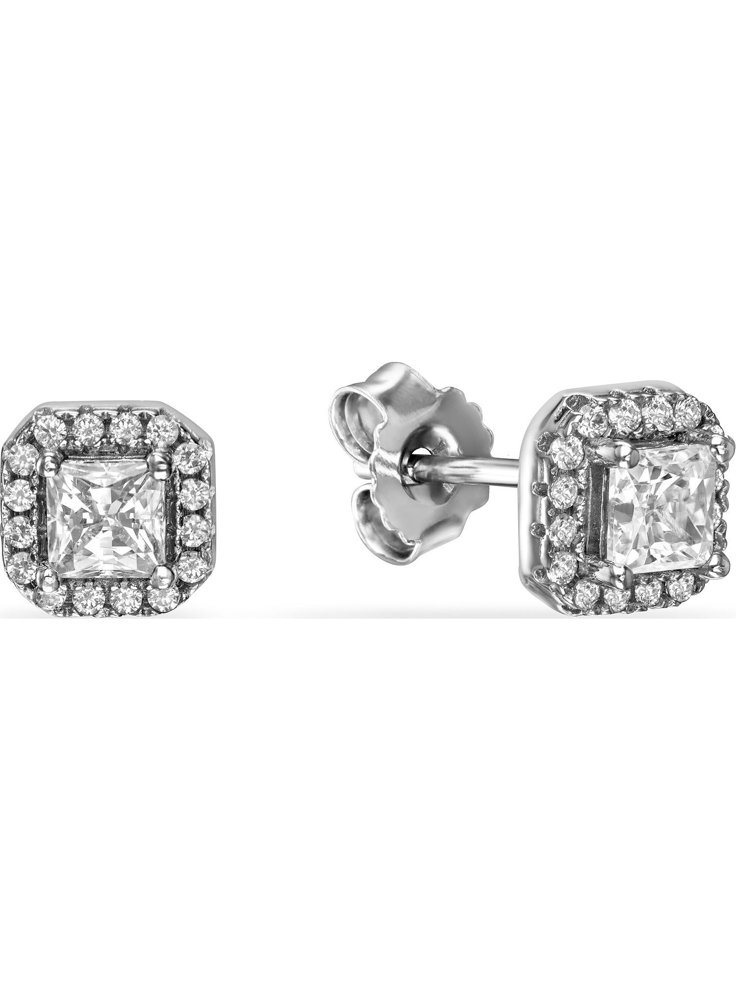 FAVS Paar Ohrstecker FAVS Damen-Ohrstecker 925er Silber 32 Zirkonia