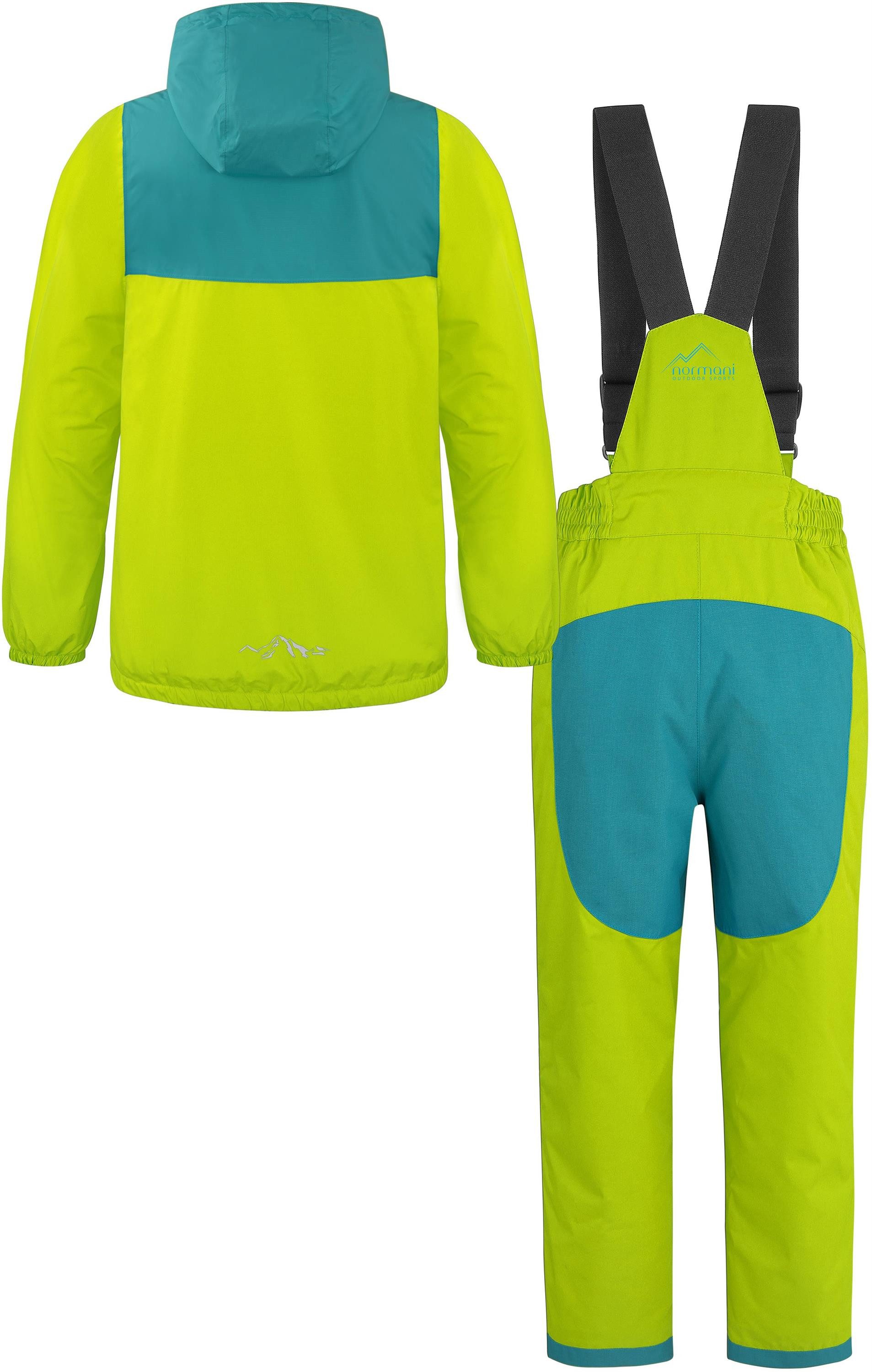 normani Winterjacke Kinder WinterSet Thermohose und Windbreaker Wasserdichte Ski Thermohose und Winterjacke Schneeanzug Ski Set