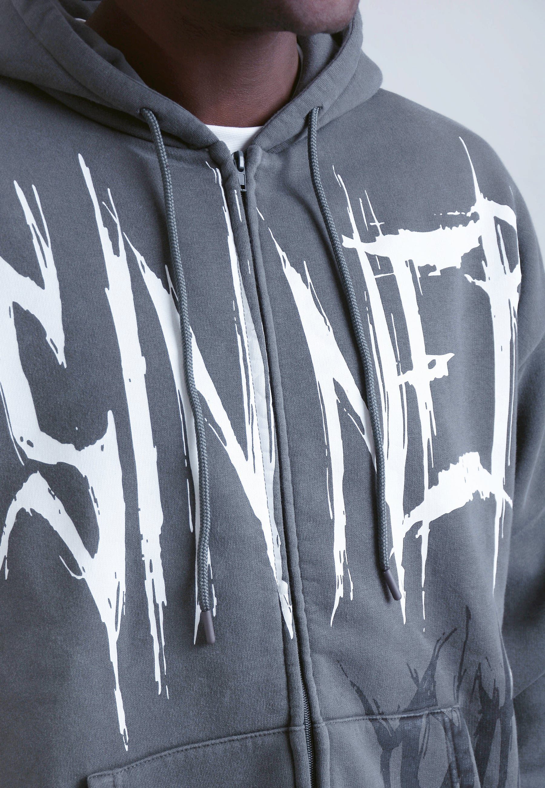 Sinner Remember will you die Kapuzensweatshirt Zip-Hoodie - RYWD