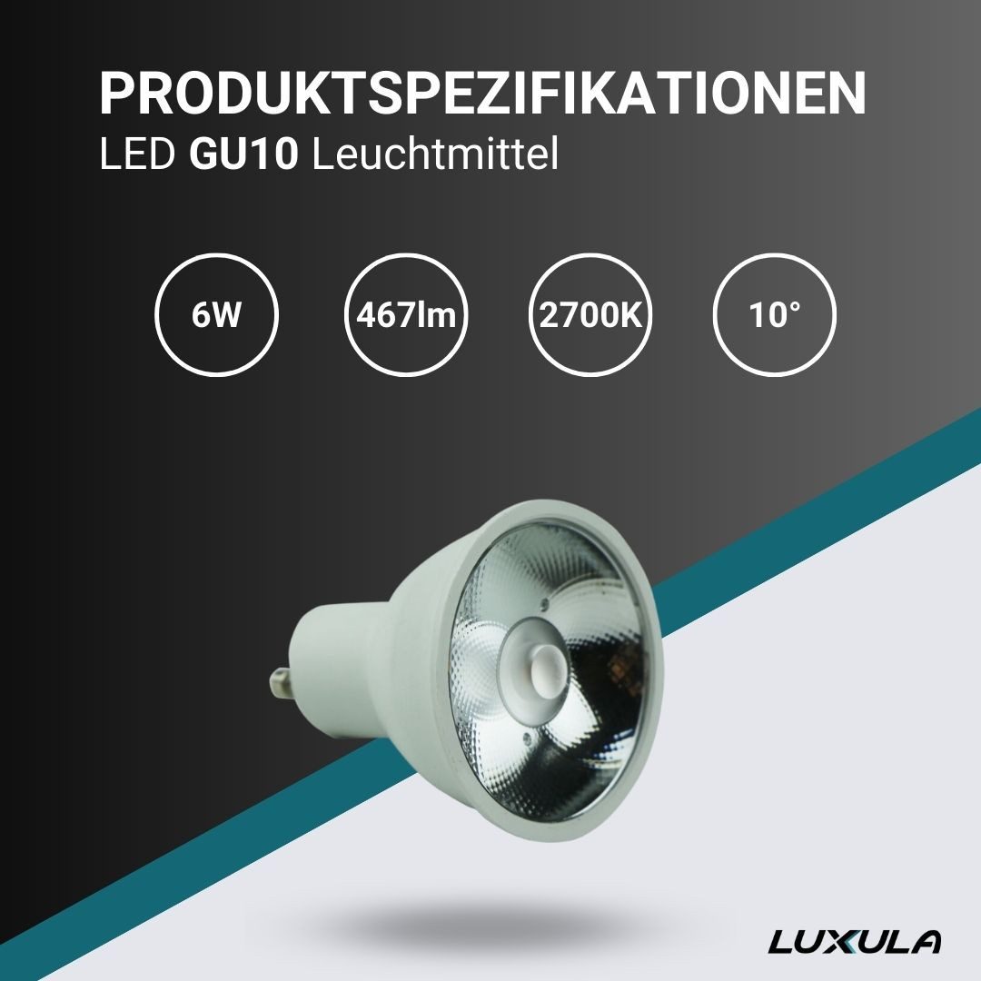 LUXULA LED-Leuchtmittel LUXULA LED-Leuchtmittel GU10