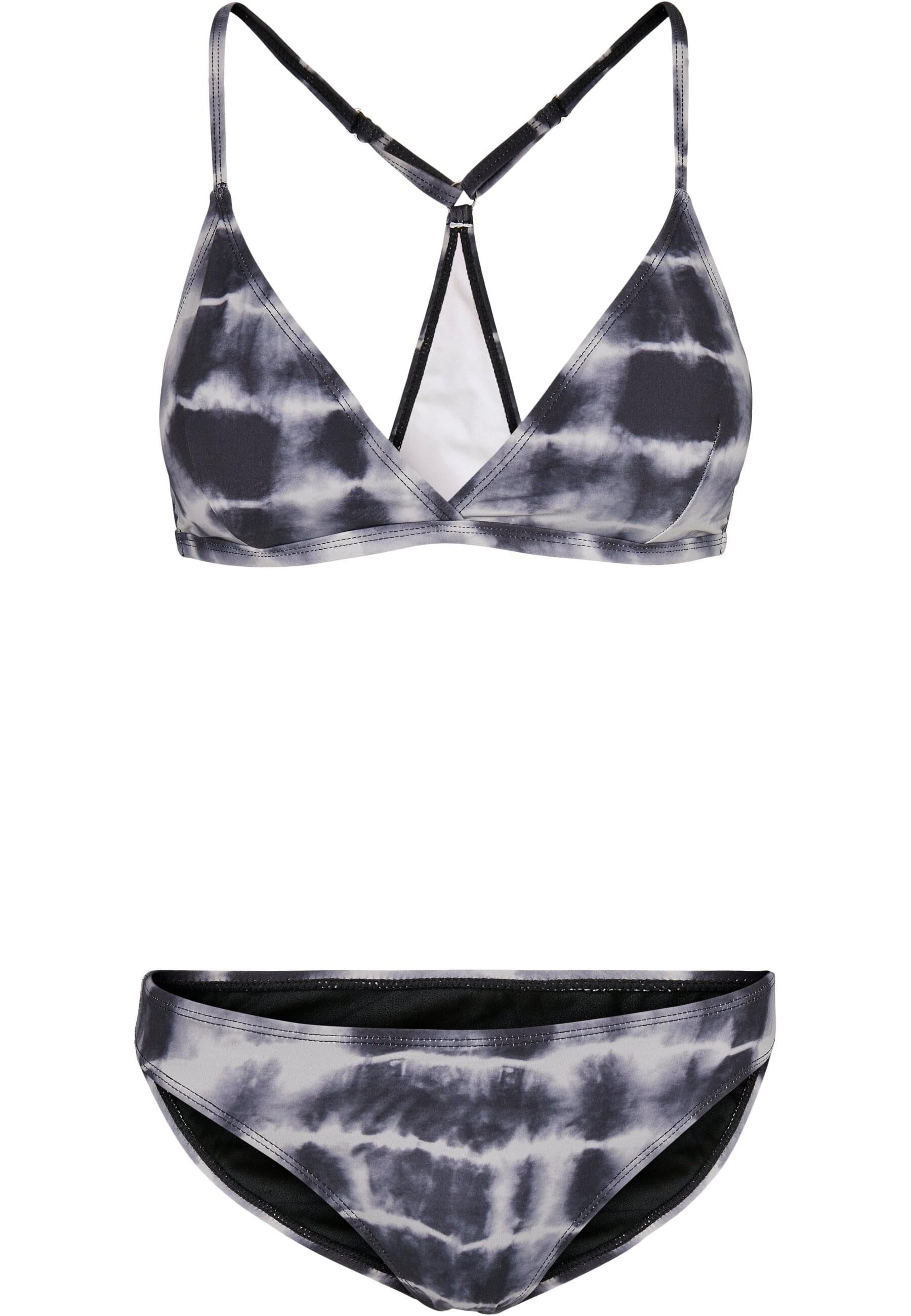 URBAN CLASSICS Bügel-Bikini Urban Classics Damen Ladies Tie Dye Triangle Back Bikini