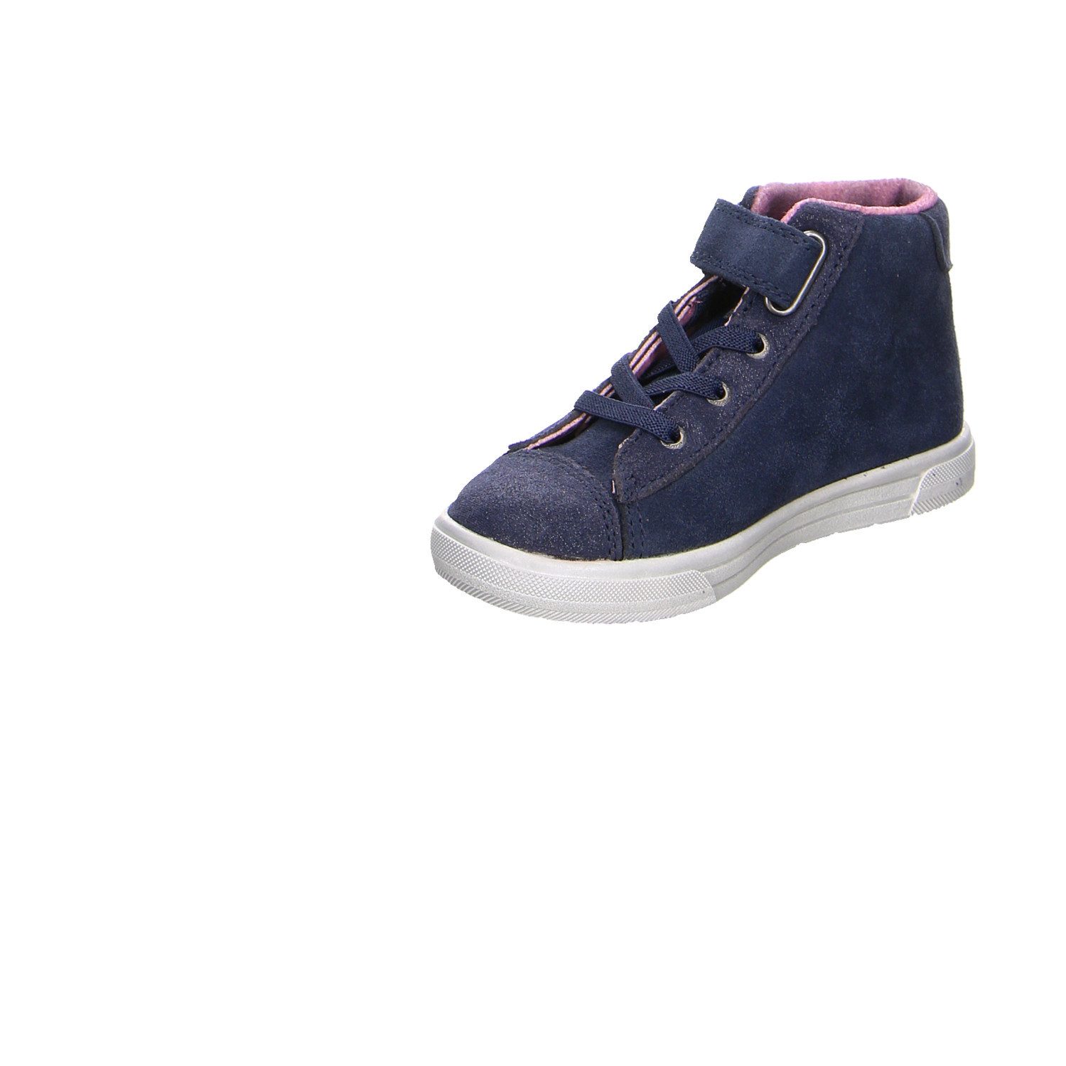 Lurchi Lurchi Velour Klettstiefel Winter Mädchen blau Winterstiefelette – Bild 4 von 5