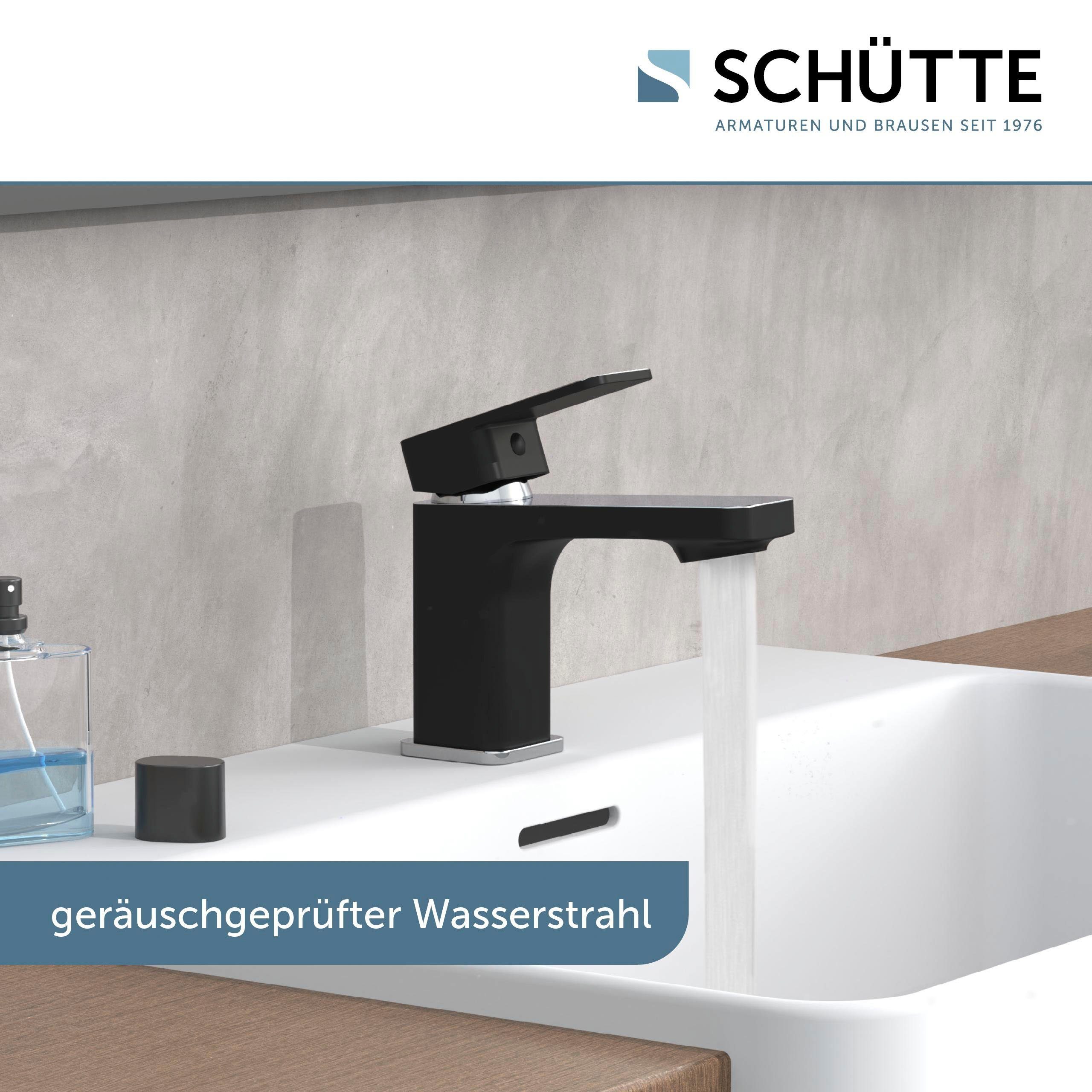 Schütte Waschtischarmatur Madagaskar Wasserhahn mit Ablaufgarnitur, Mischbatterie mit Pop Up Abflussstopfen – Bild 5 von 5