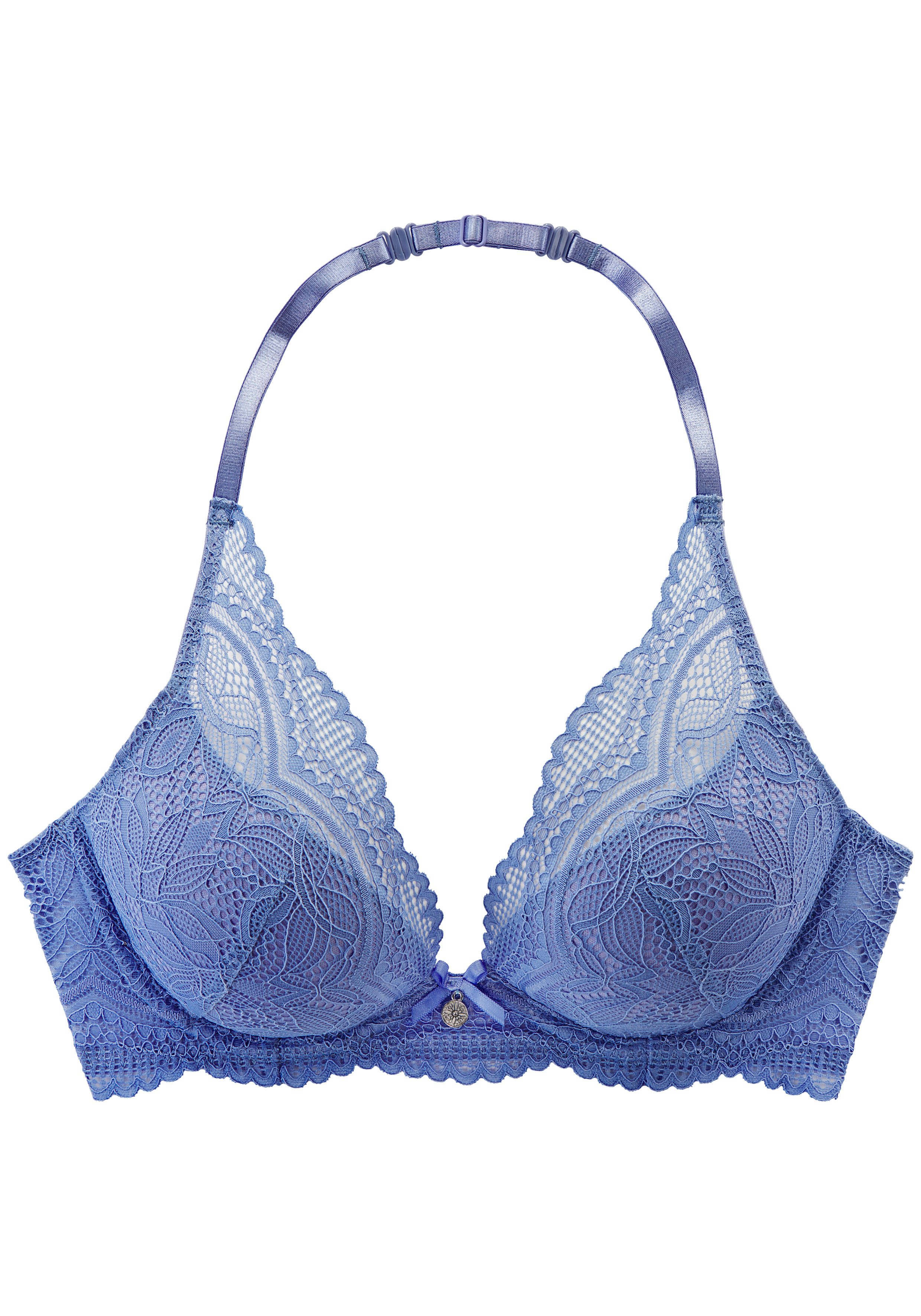 Nuance by Lascana Neckholder-BH Vivianna mit verschiedenen Tragevarianten, mit floraler Spitze, Dessous