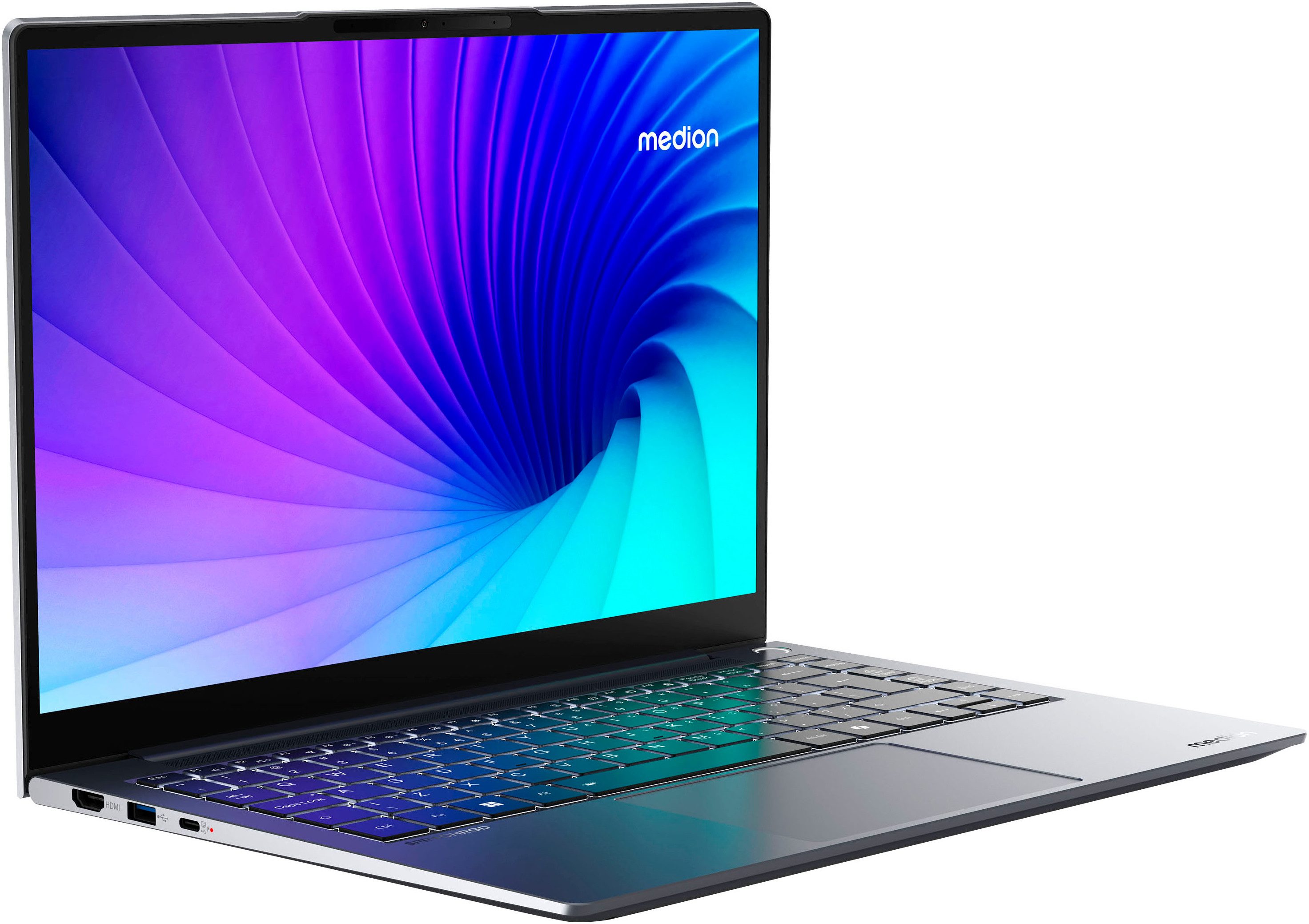 Medion® SPRCHRGD 14 S1 Elite Notebook (35,56 cm/14 Zoll, Snapdragon X Elite X1E-78-100, Adreno, 32 GB, 1000 GB SSD)