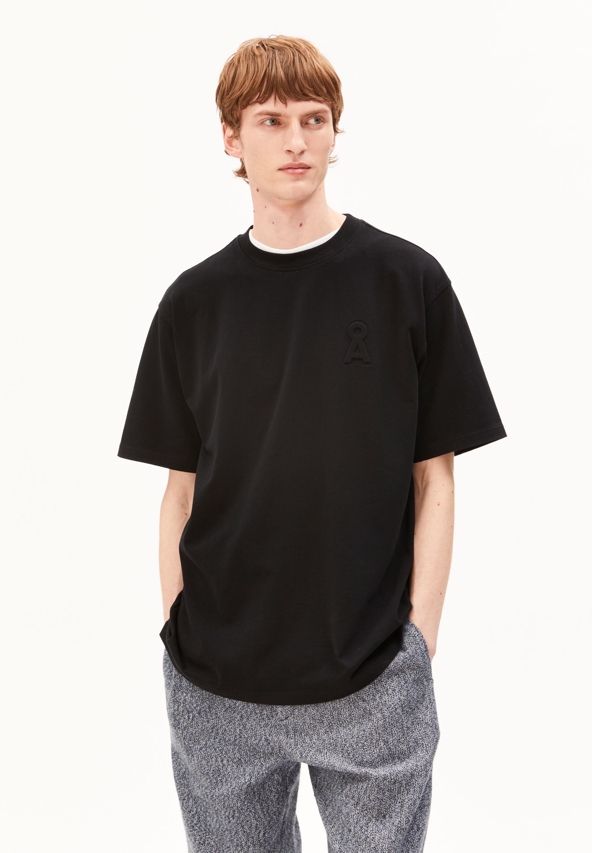 Armedangels T-Shirt LOGO HEAVY COTTON Relaxed Fit