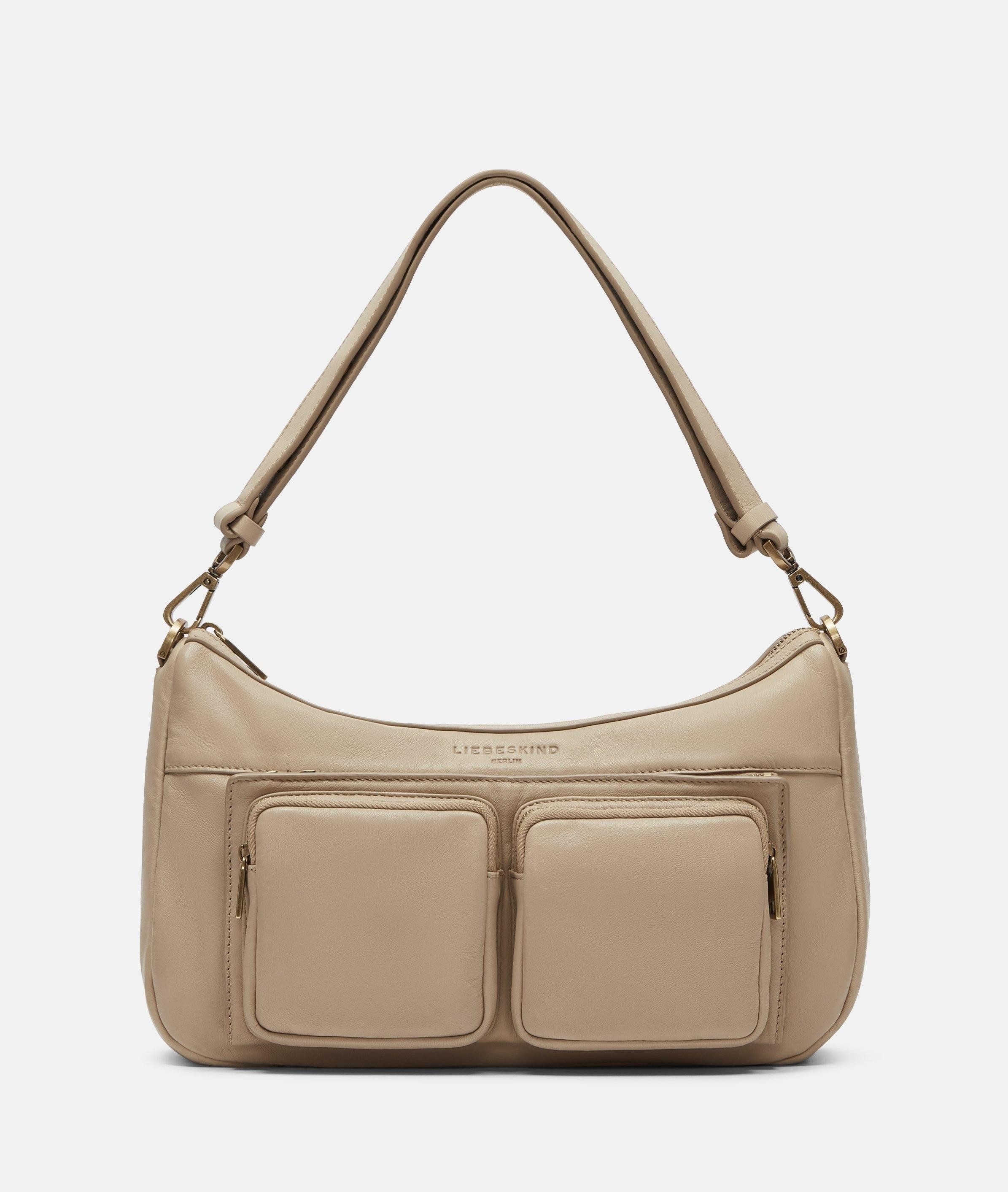 Henkeltasche Mittelgroße Hobo-Bag aus Schafsleder