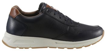 Rieker Sneaker mit gepolstertem Schaftrand, Freizeitschuh, Halbschuh, Schnürschuh