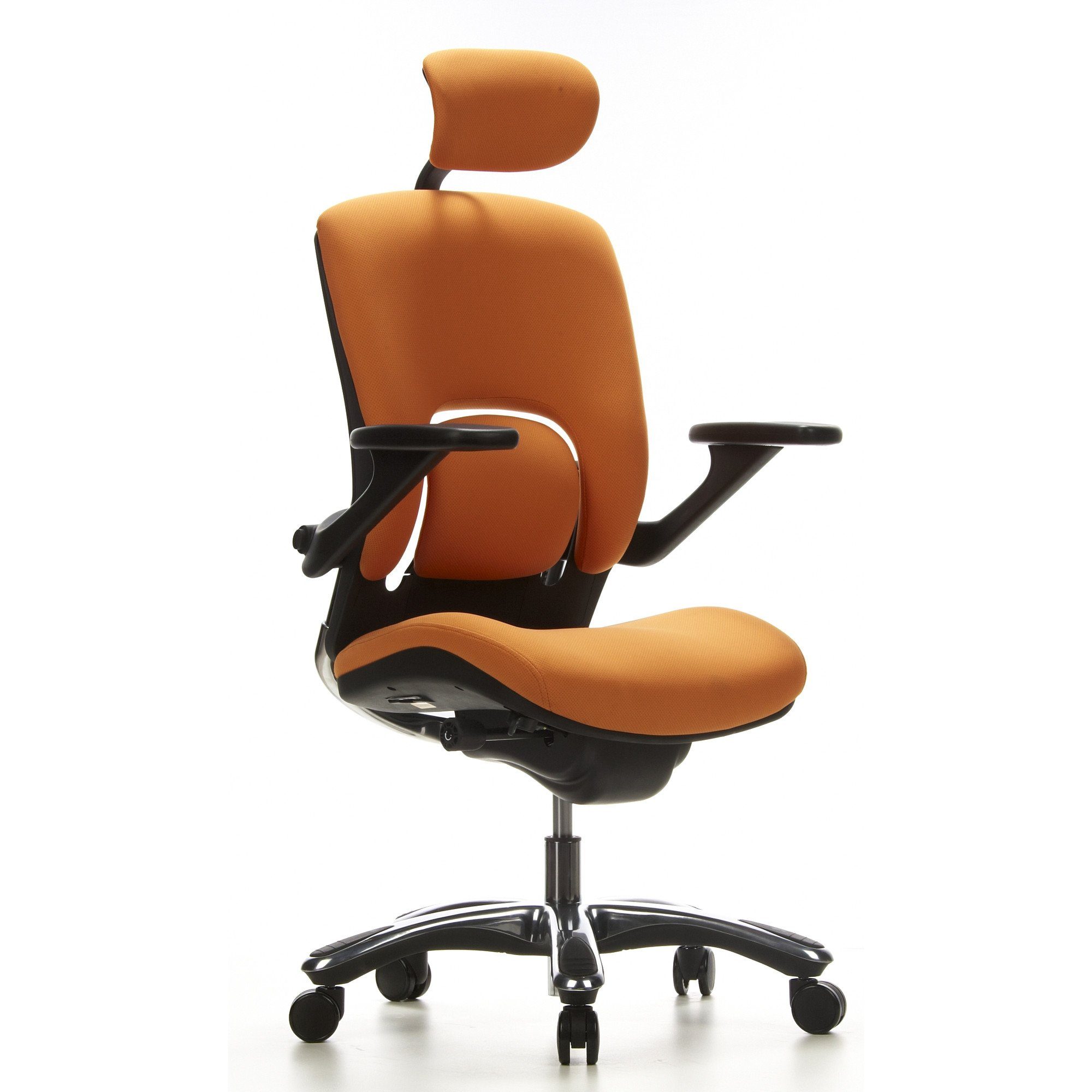 Bürostuhl Orange End LUX hjh Schreibtischstuhl St), ergonomisch OFFICE Drehstuhl (1 High VAPOR Stoff