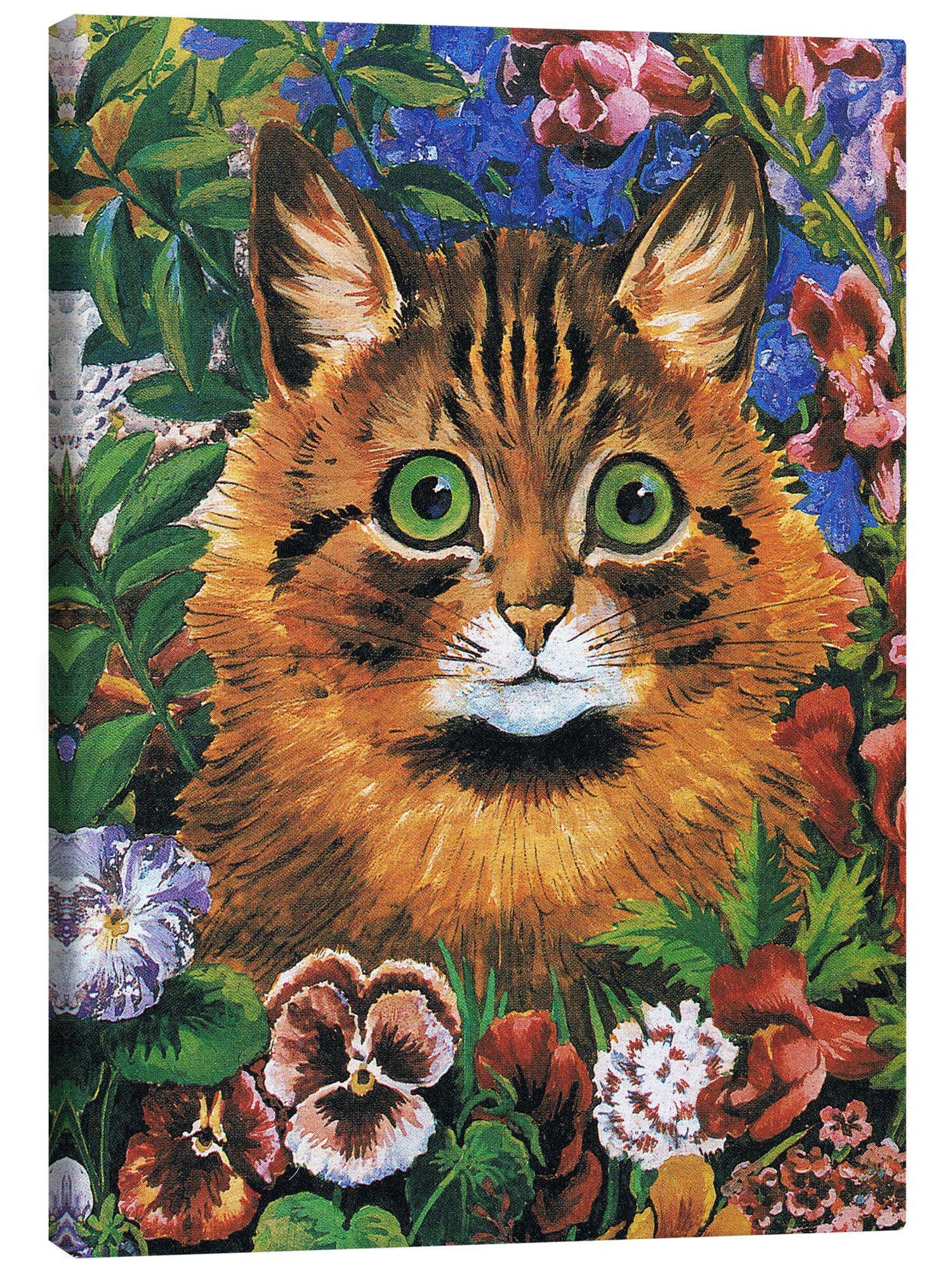 Posterlounge Wandbild Katzenstudie, Louis Wain, erhältlich als Poster, Leinwandbild, Wandsticker oder Acrylglasbild