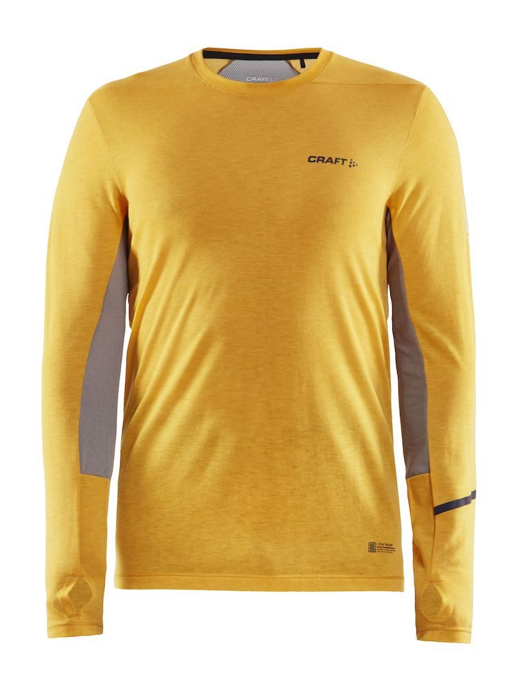 Craft Langarmshirt Subz LS Wool Tee M sencha-melan