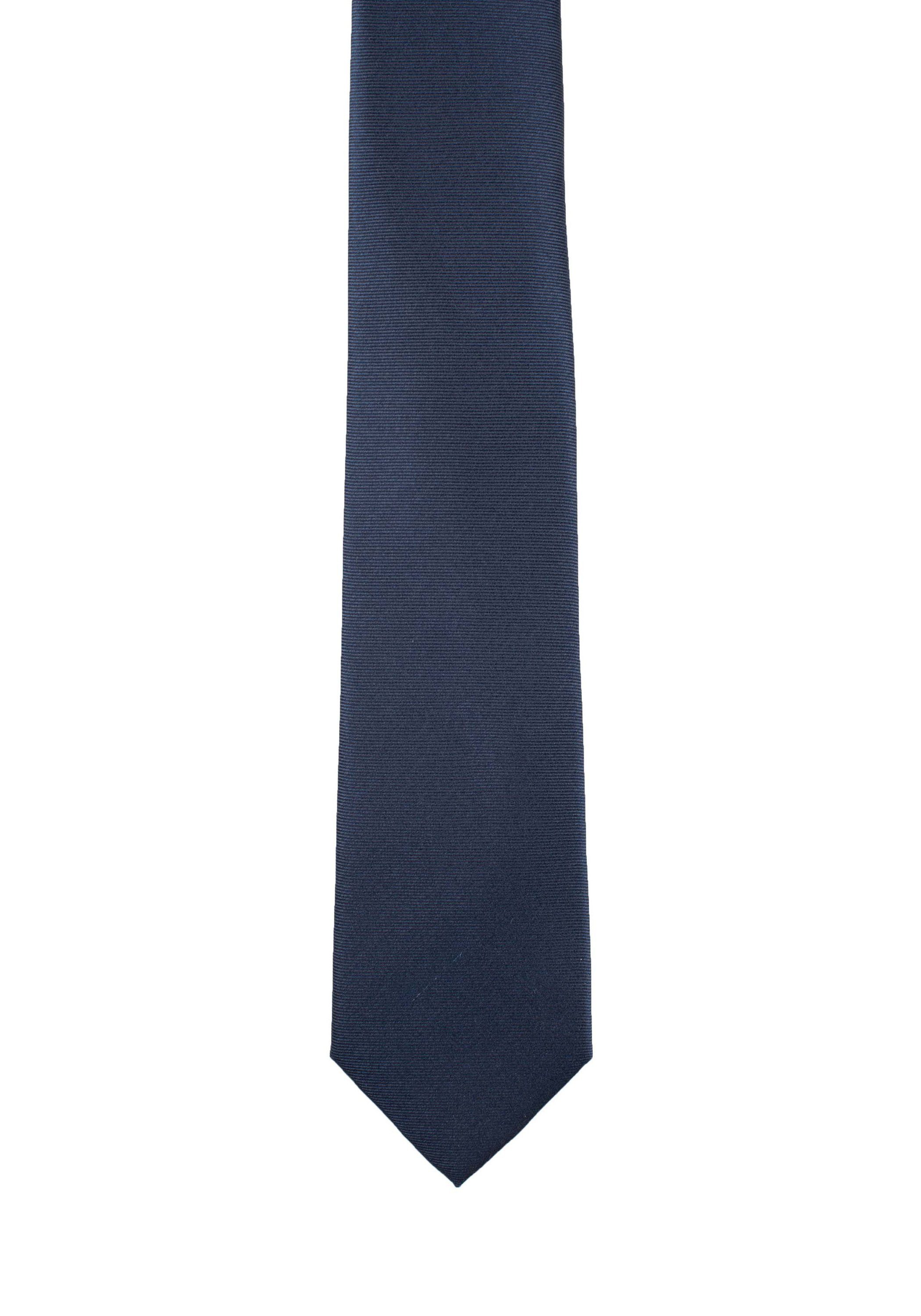 Krawatte Robson aus Roy feiner BLUE Musterung DARK 100% mit - Seide