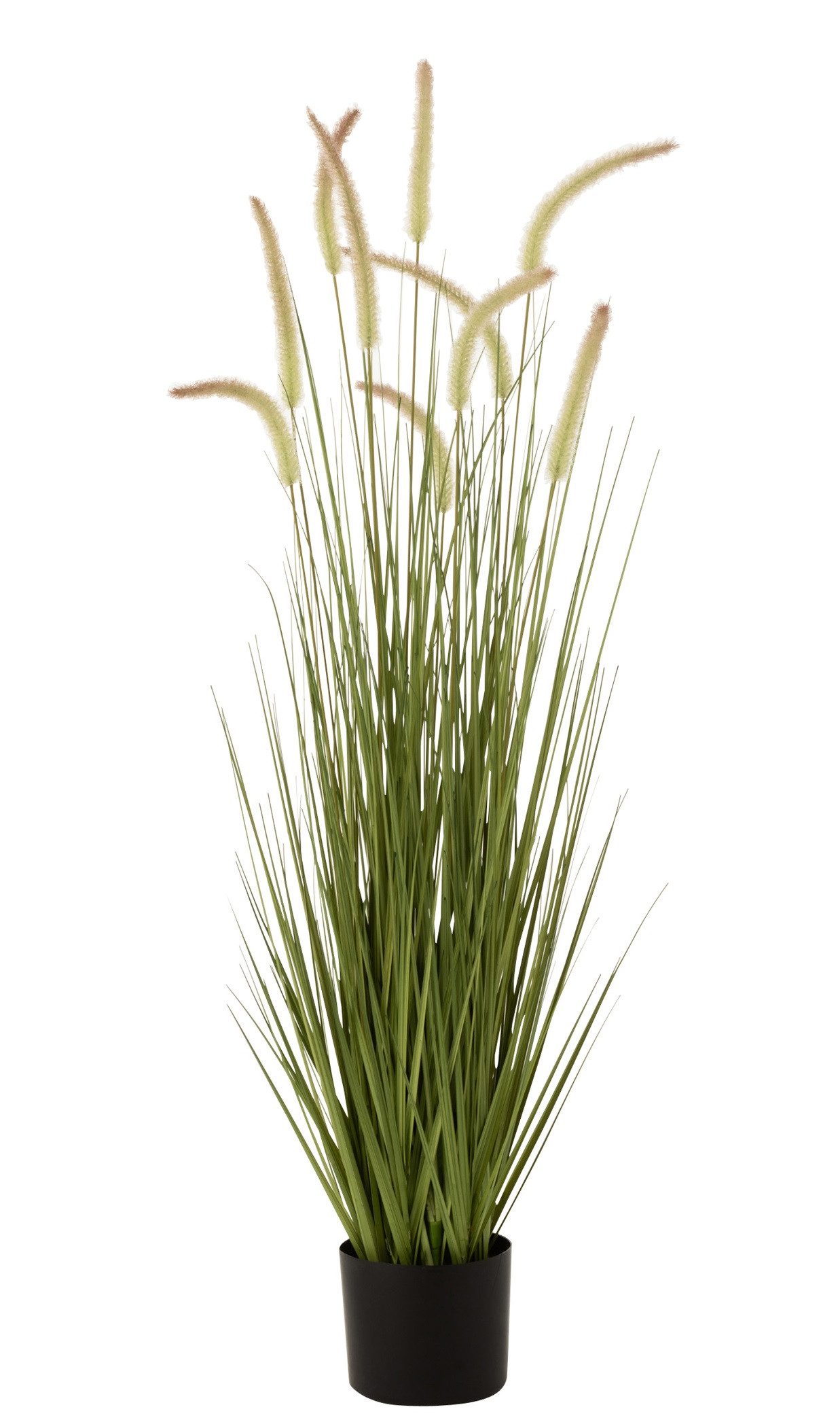 Kunstpflanze Gräser+Kräuter Im Topf, Kunstoff, Typ Strandhafer, Medium, J-line