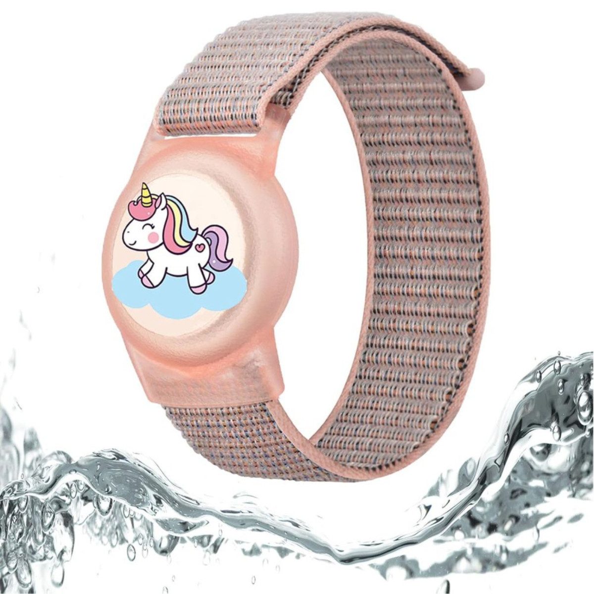 TECH PROTECT Armband kompatibel mit AirTag 1/2 (Einzelprodukt), Kinderfreundliches Armband mit stoßfester Schutzhülle – Bild 2 von 5