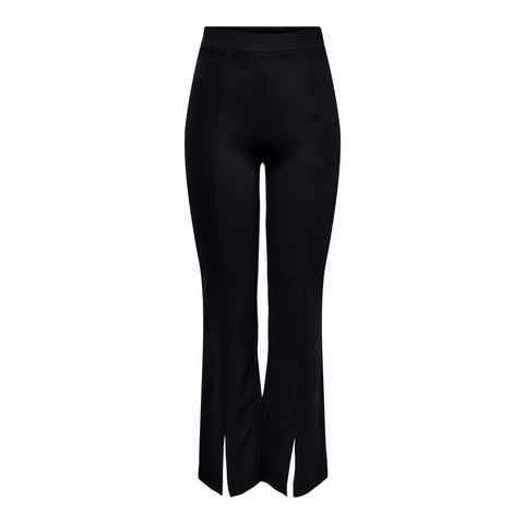 JACQUELINE de YONG Stoffhose Calssic Schlitz Schlag Stoffhose Flared Pants JDYPRETTY 3755 in Schwarz