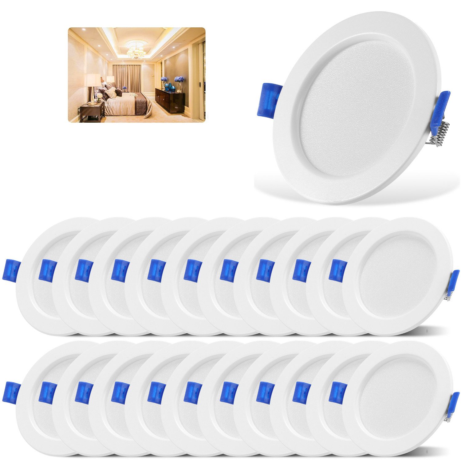 oyajia LED Einbaustrahler 20er Set LED günstig online kaufen