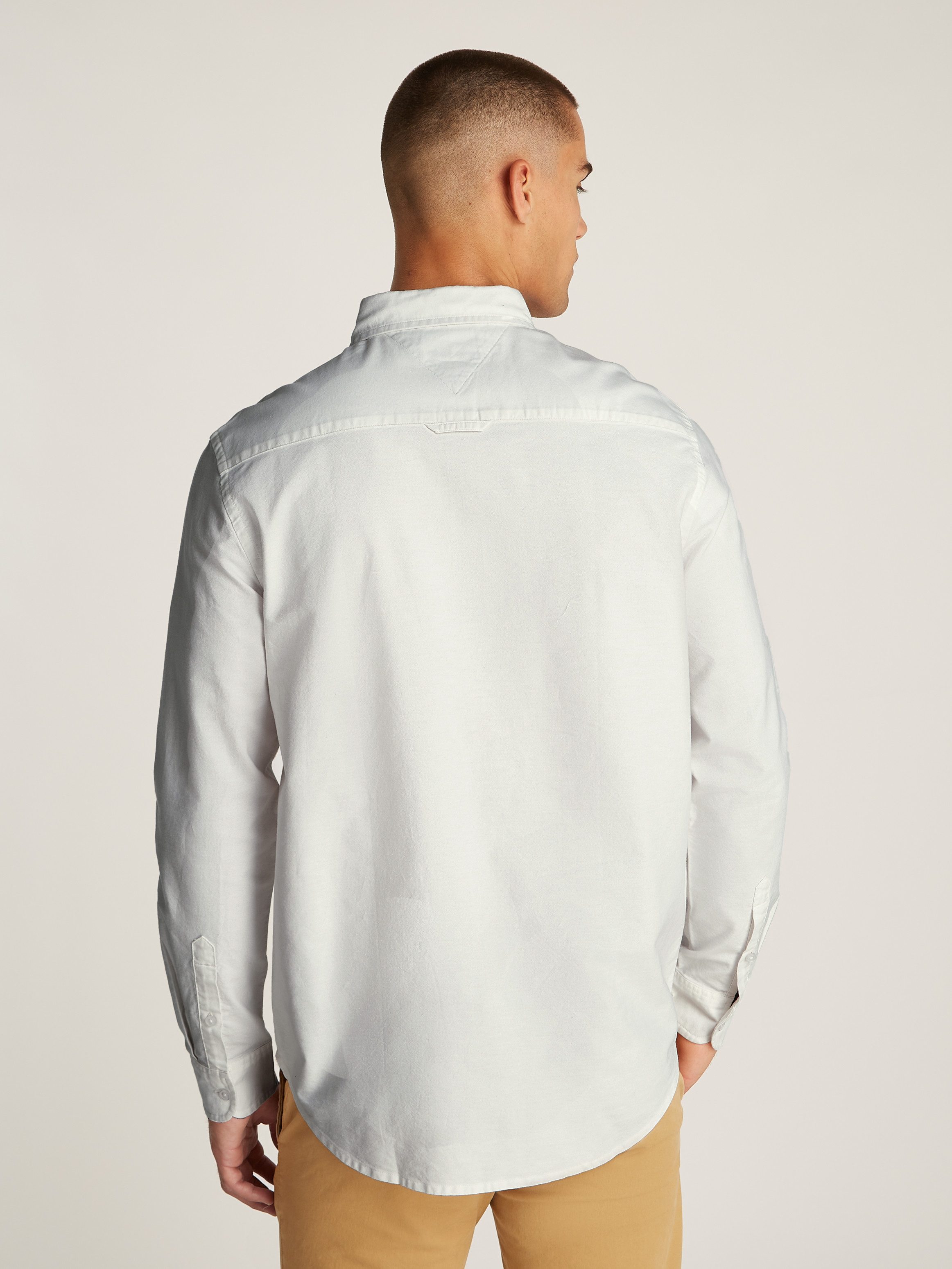 Tommy Jeans Plus Langarmhemd TJM REG OXFORD SHIRT EXT in Großen Größen, Log günstig online kaufen