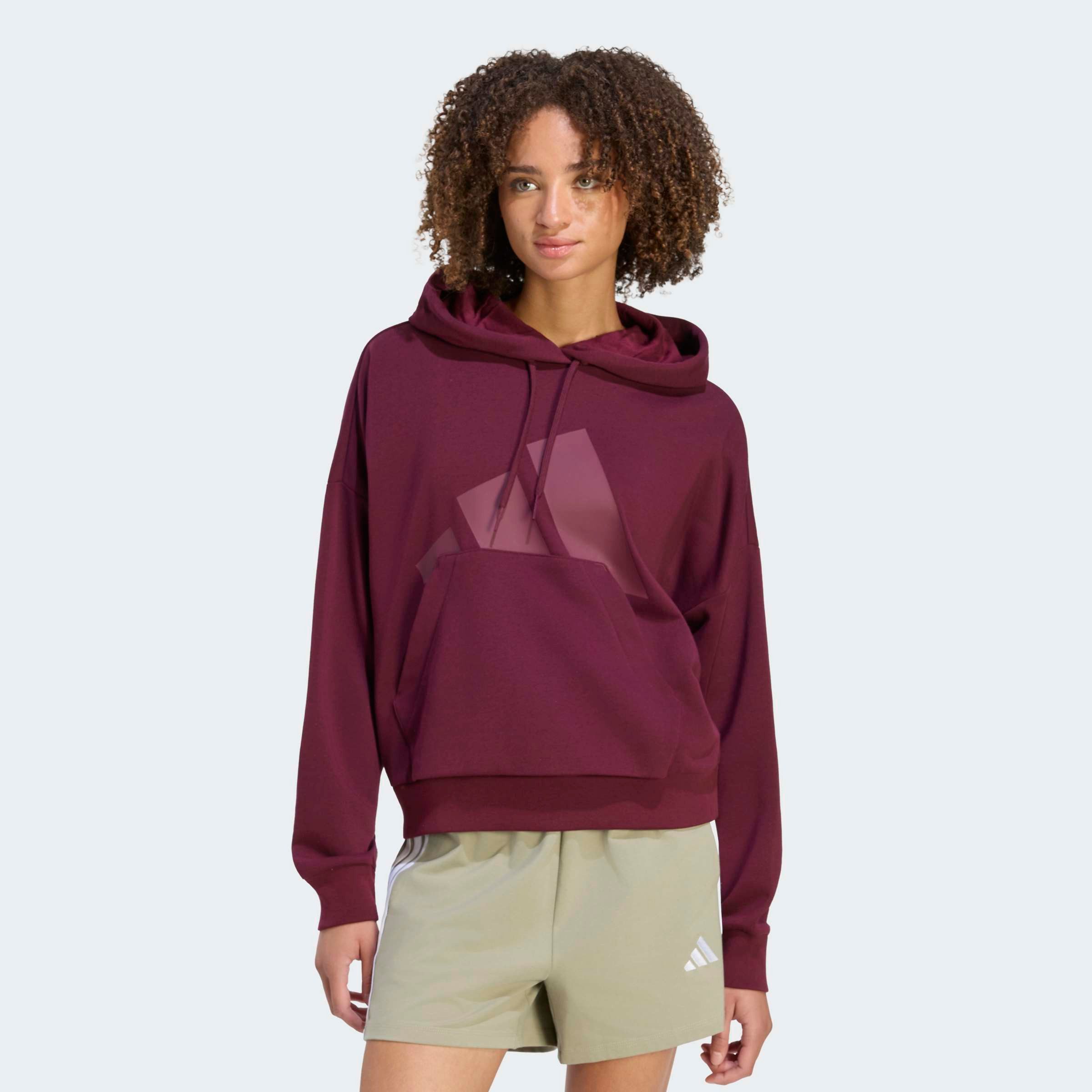 adidas Sportswear Kapuzensweatshirt ESSENTIALS BIG LOGO FRENCH TERRY LOOSE HOODIE mit Kapuze, ohne Verschluss, für Erwachsene