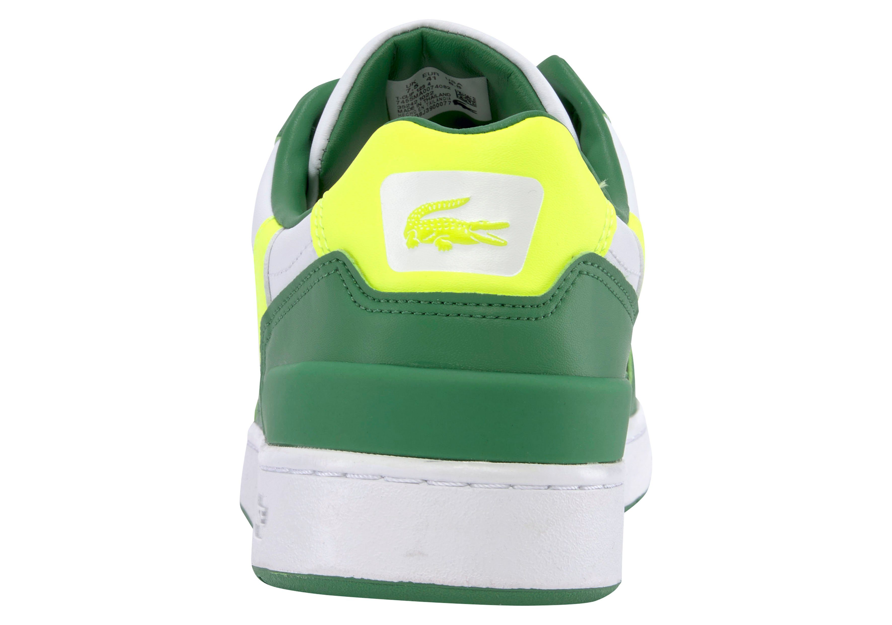 T-CLIP weiß-grün Sneaker 4 123 Lacoste SMA