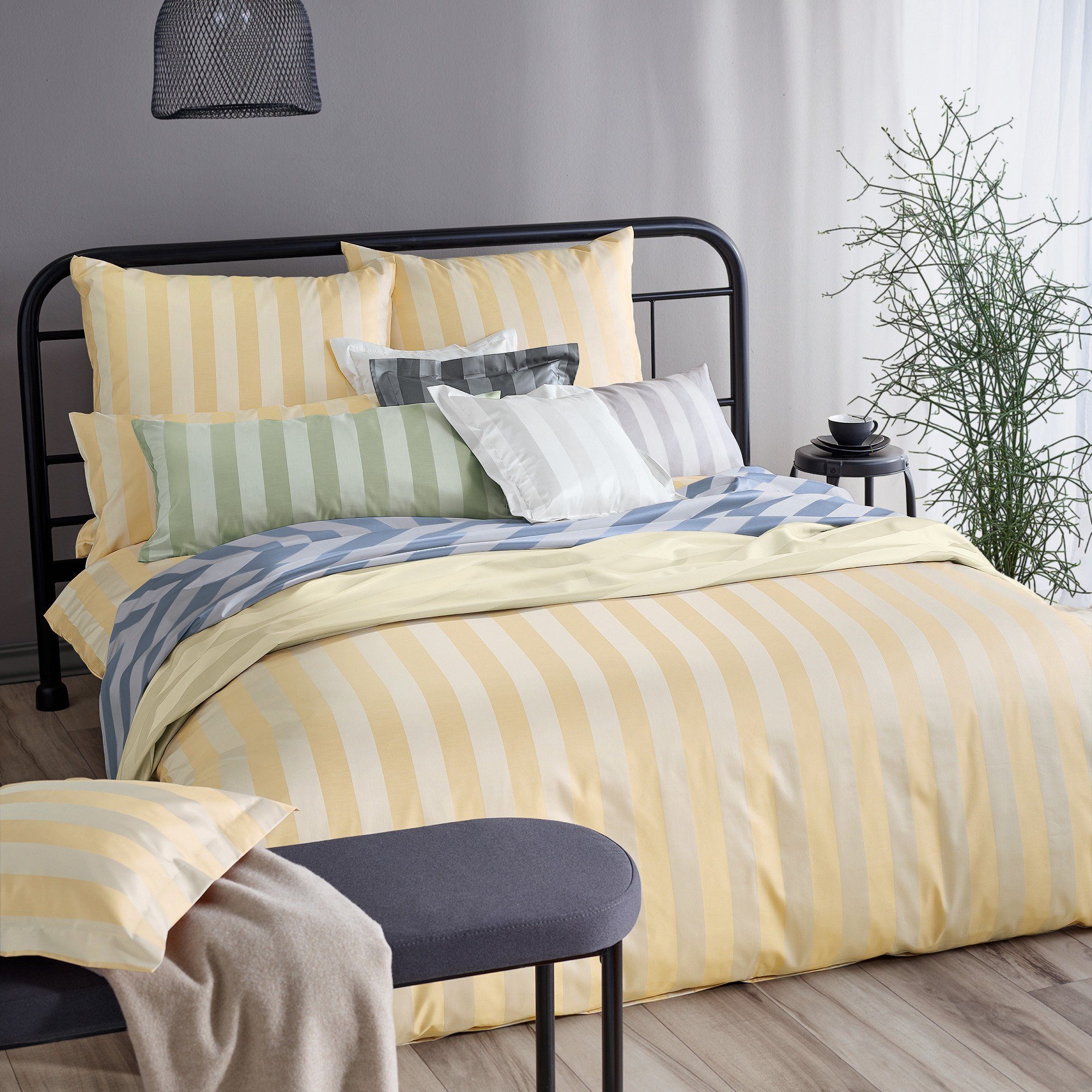 Curt Bauer Bettwäsche Bettwäsche "Como", Damast, Mako-Brokat-Damast Uni