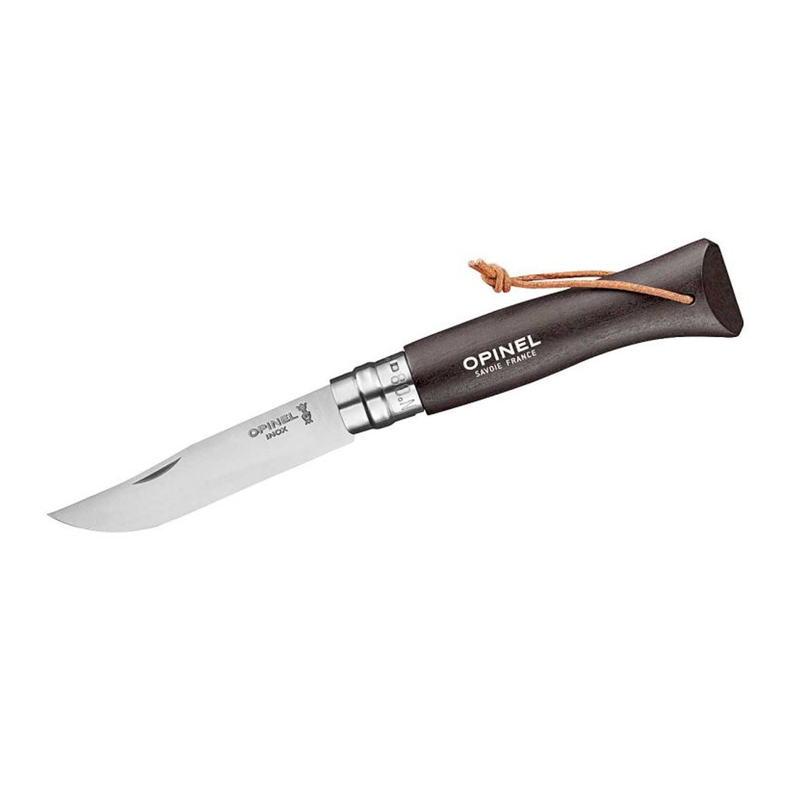 Opinel Fischmesser Opinel No 08 Colorama Earth schwarz Taschenmesser