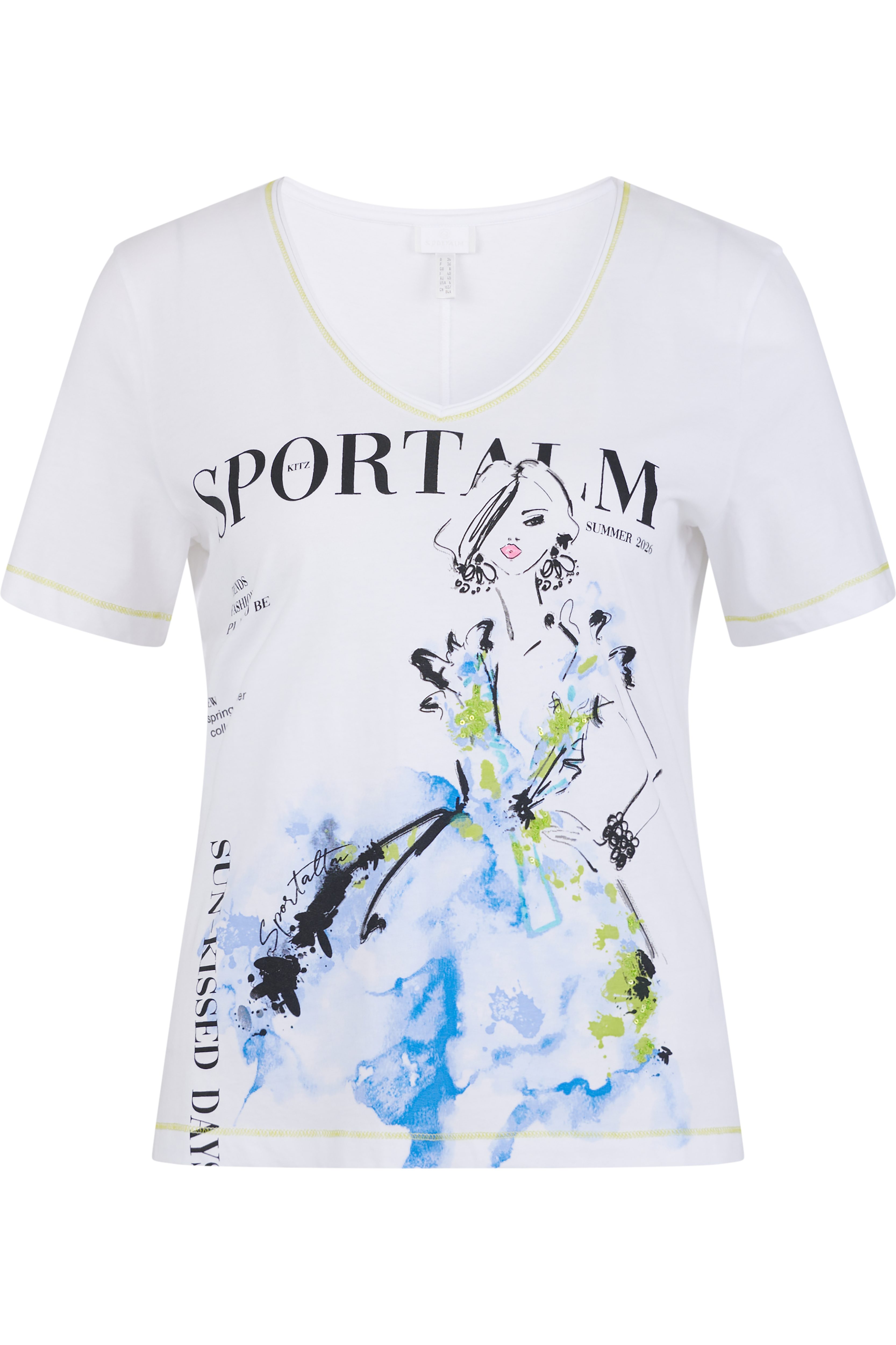 Sportalm Kitzbühel T-Shirt Regular fit mit V-Ausschnitt