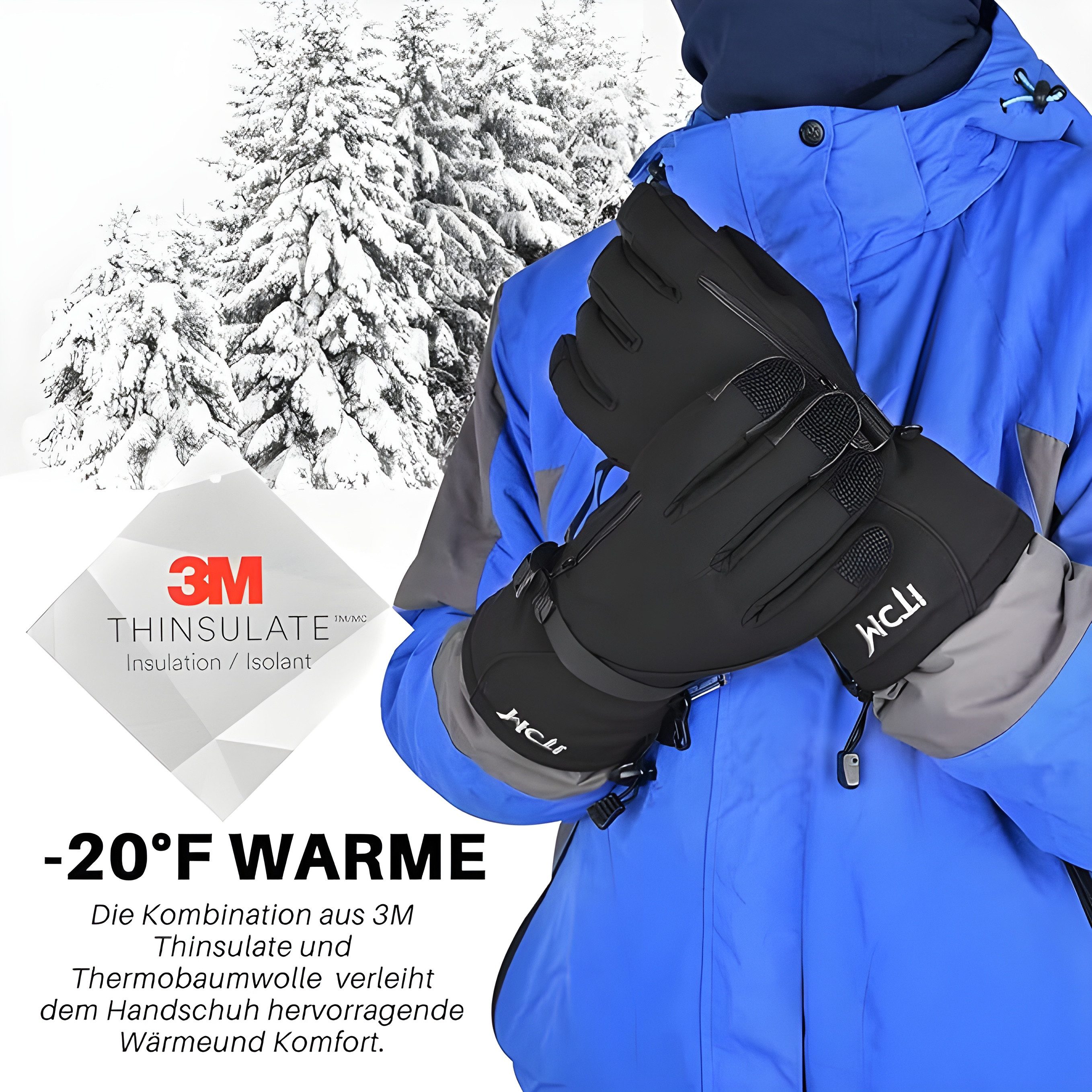 3M Skihandschuhe MCTi 3M Перчатки Winterhandschueh Skihandschuhe