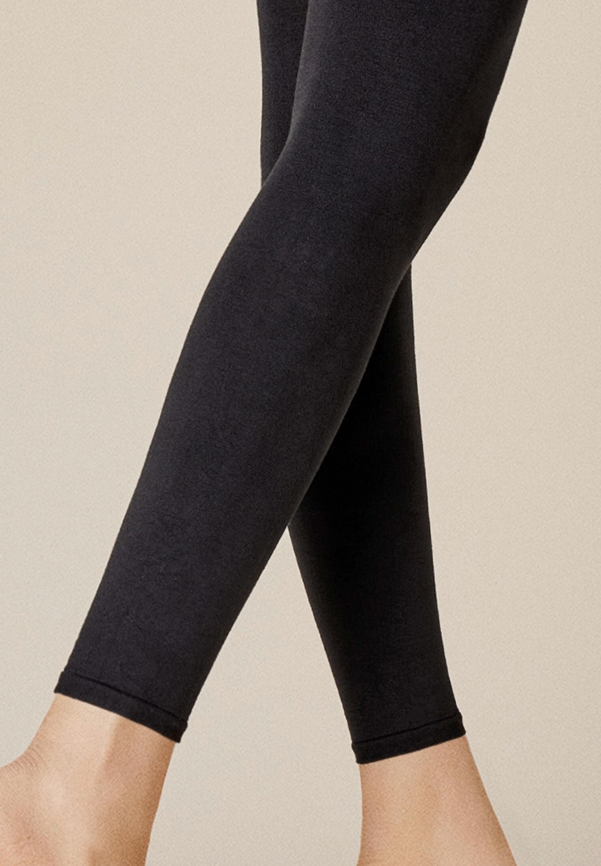 KUNERT Strickstrumpfleggings Liz 152 DEN (1 St) Feine, hochwertige Baumwoll-Leggings / Strickleggings – Bild 3 von 3