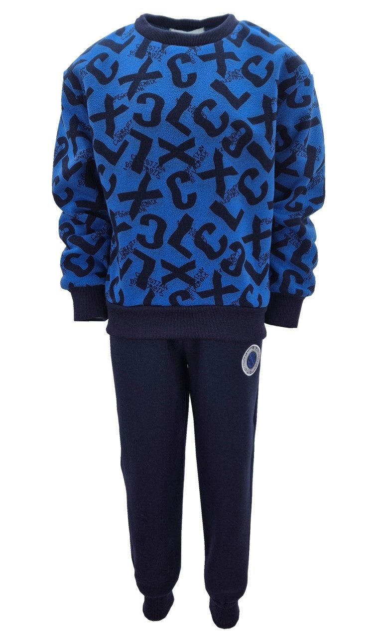 Fashion Boy Sweatanzug Freizeitset mit Weste, Kapuzen Jacke, Sweatshirt + Jogginghose, JF014 – Bild 2 von 4