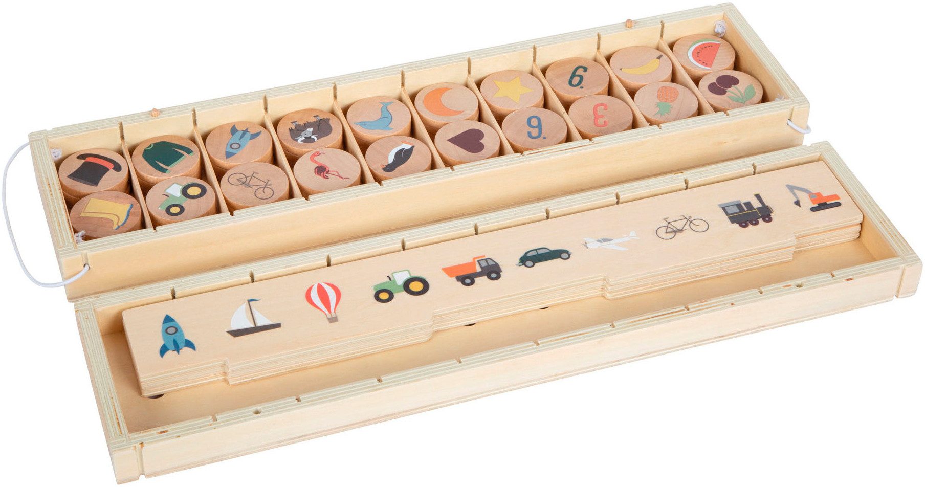 Small Foot Steckspielzeug Bildersortierbox Weltentdecker – Bild 4 von 5