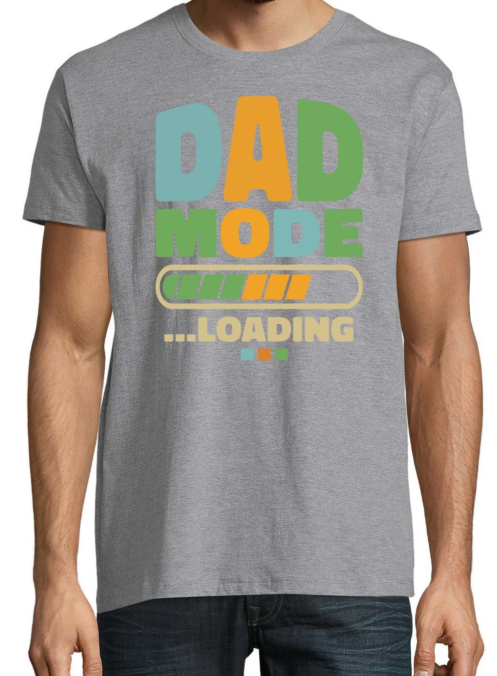 DAD im Shirt Grau T-Shirt Youth Mode Designz Loading Herren Fun-Look