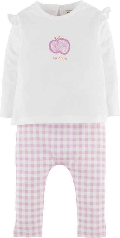 mamino Kindermode Shirt & Leggings »Baby Mädchen Set, 2 tlg - An apple«