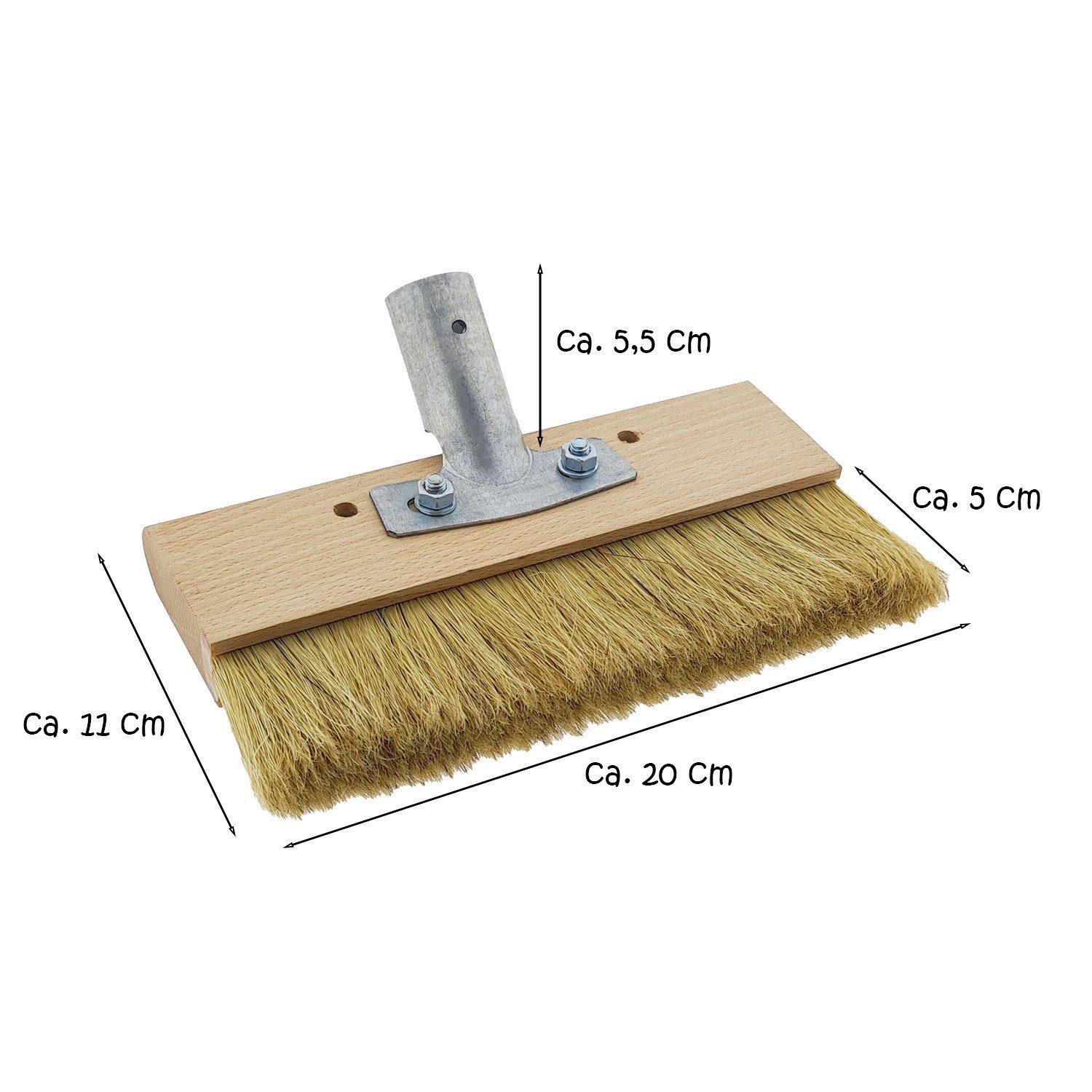 varivendo Tapezierbürste Versiegelungsbürste, Farbstiele, (Stück, 1-tlg., Streichbürste), Terrassenbürste Lackieren Ölbürste Streichbürste Flächenbürste