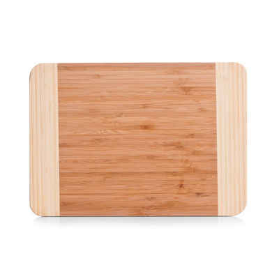 Neuetischkultur Schneidebrett Schneidbrett Bamboo, Holz, (Stück, 1-St., 1 Schneidbrett), Holzbrett Küchenbrett