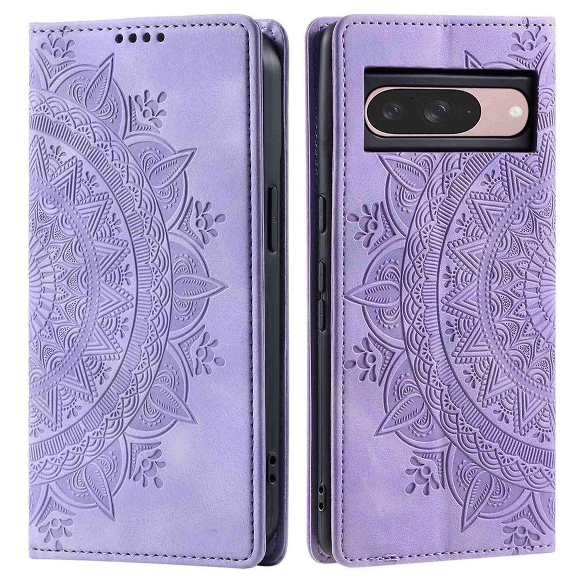 CoverKingz Handyhülle Hülle für Google Pixel 10/10 Pro Handyhülle Flip Case Cover Tasche, Mandala