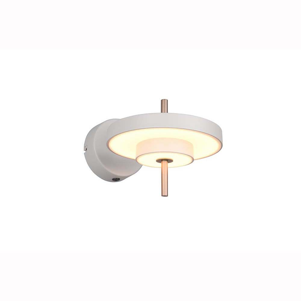 TRIO Leuchten LED Wandleuchte, LED-Leuchtmittel fest verbaut, Warmweiß, Neutralweiß, Farbwechsel, Wandlampe Wohnzimmerleuchte Flurleuchte LED dimmbar CCT schwenkbar